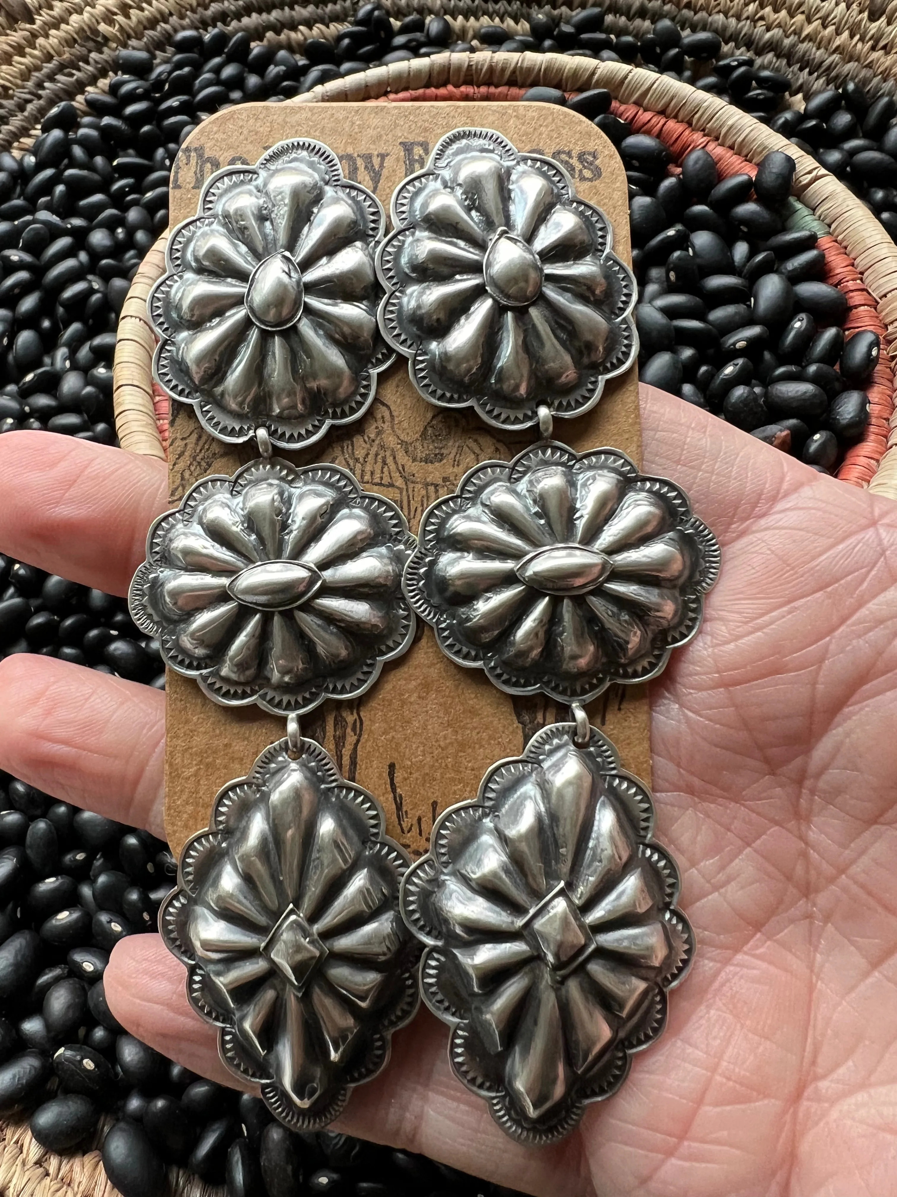 GOAT Concho Earrings