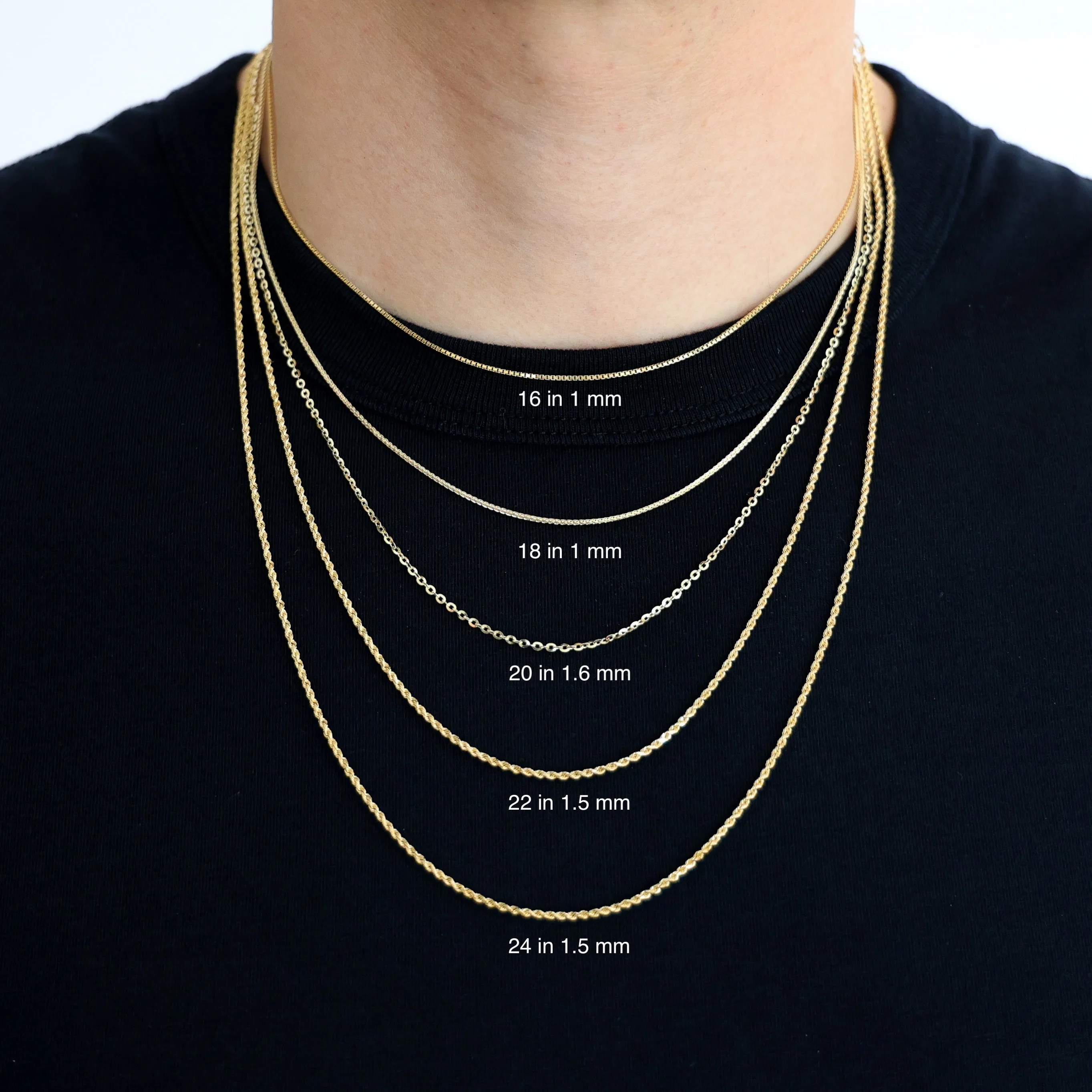 Gold #1 AUNTIE Charm Necklace - Model C3007