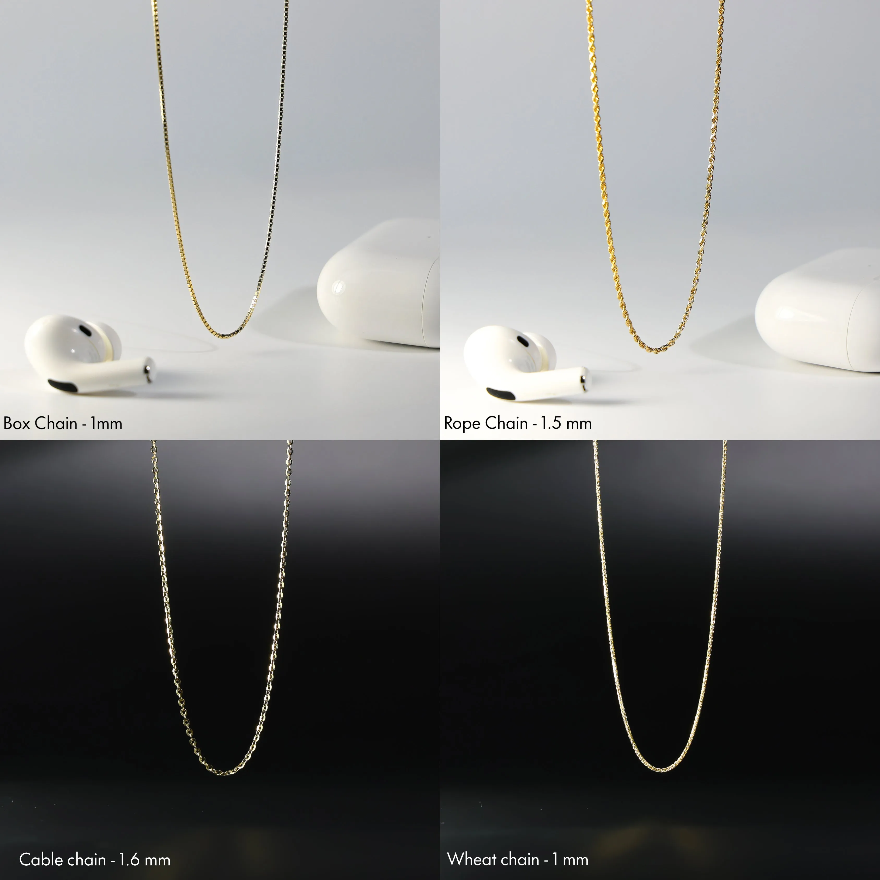 Gold #1 AUNTIE Charm Necklace - Model C3007