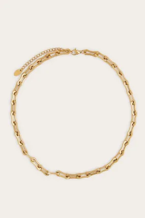 Gold Ruby Necklace