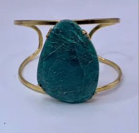 Green Adventurine Bangle Bracelet