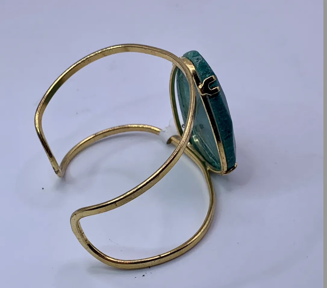 Green Adventurine Bangle Bracelet