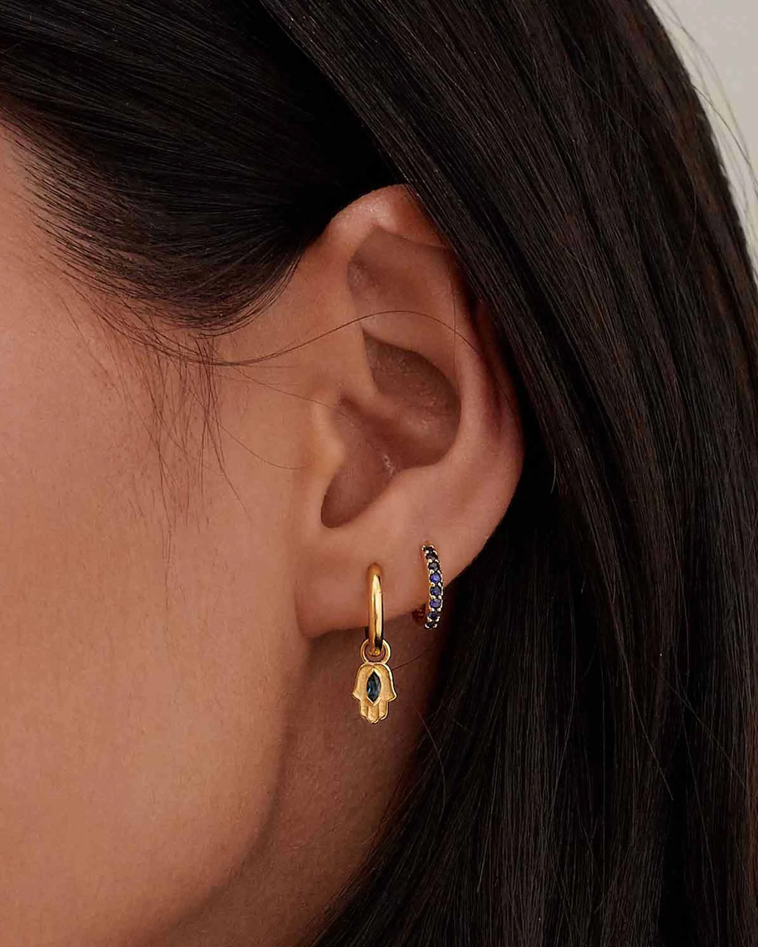 Hamsa Earrings