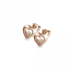 Hot Diamonds Anais Rose Gold Plated Encase Earrings AE014