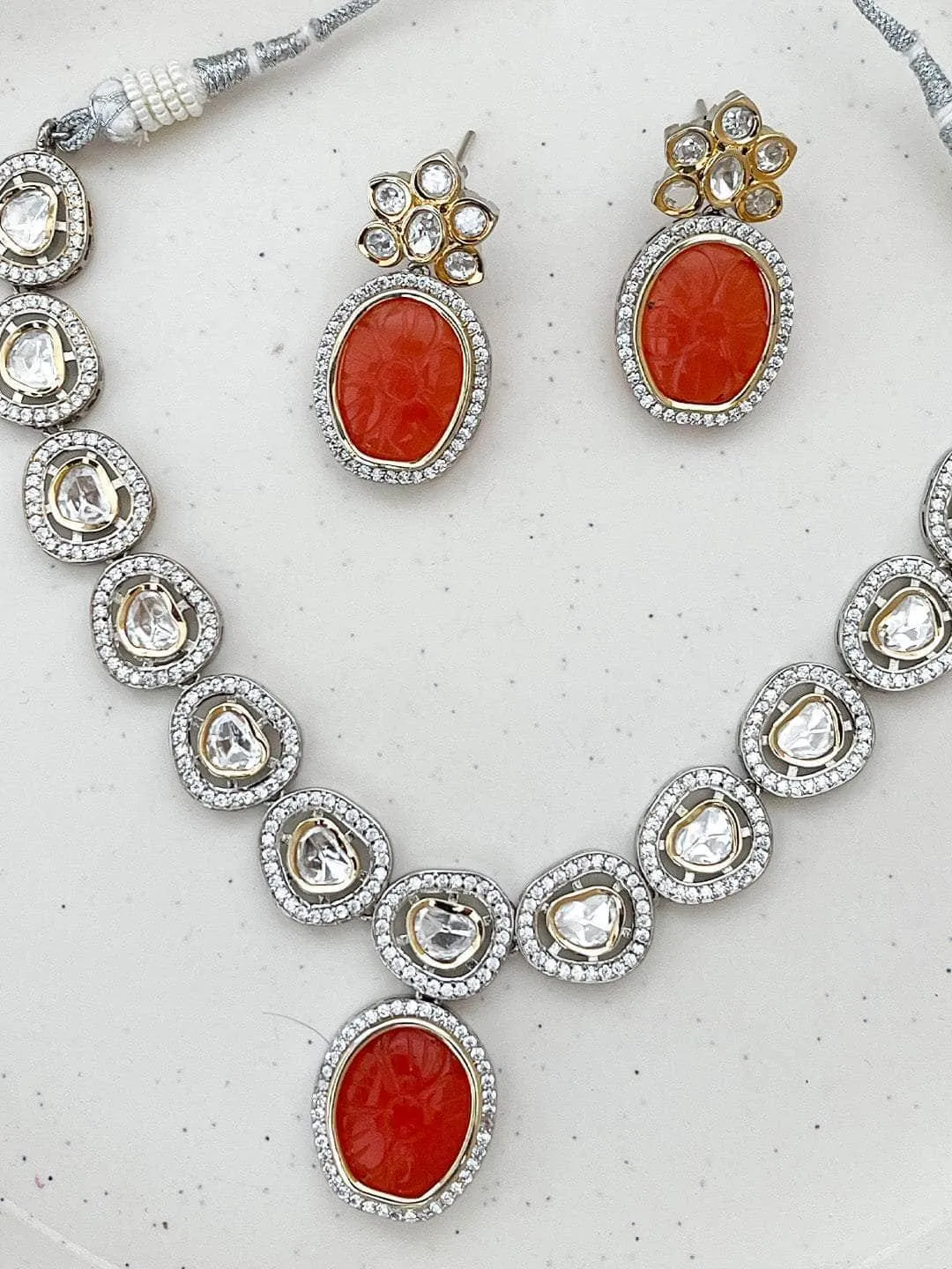 Imprinted Gem Riviere
