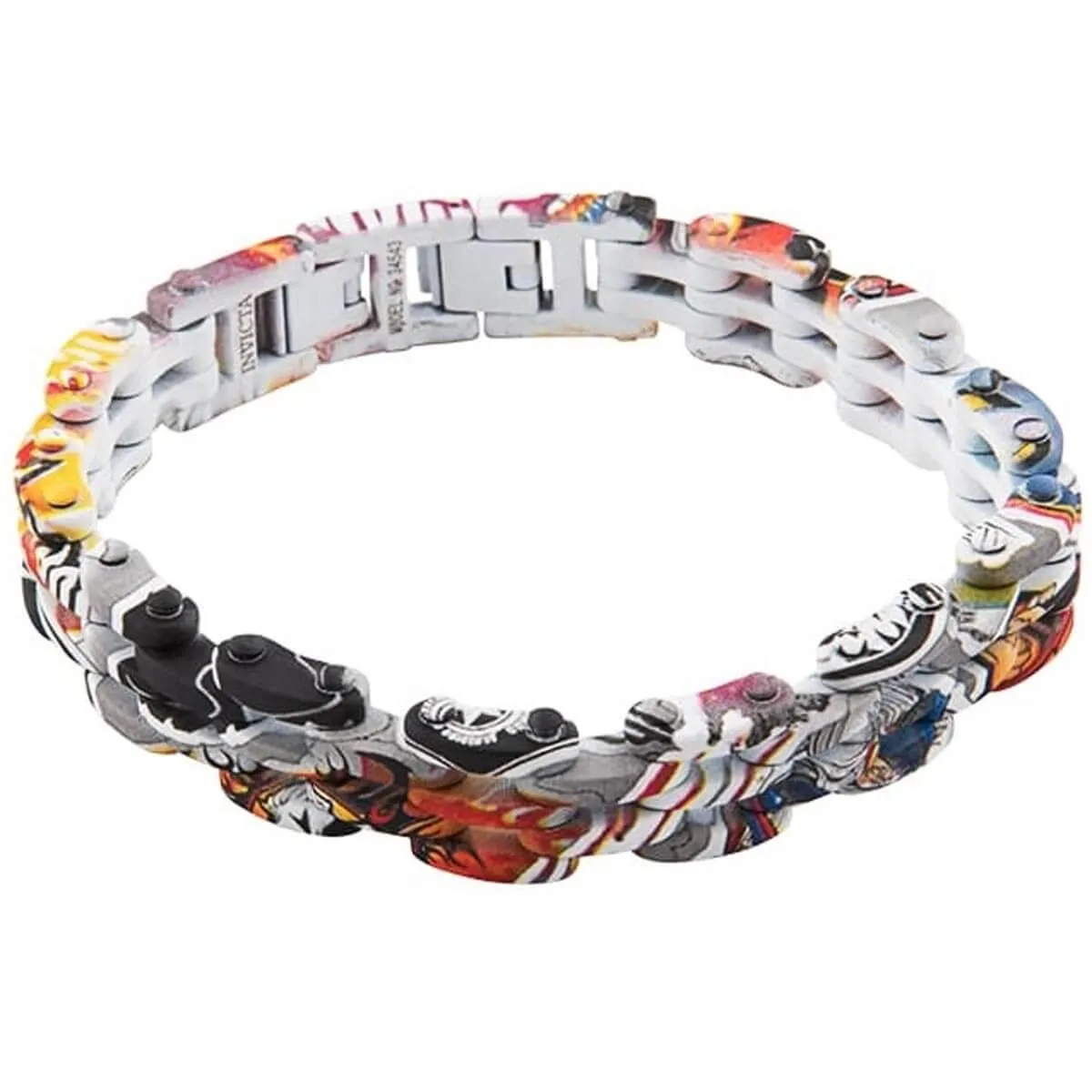 Invicta Men's Bracelet - Elements Hydroplated Steel with Fold Over Clasp | 34543