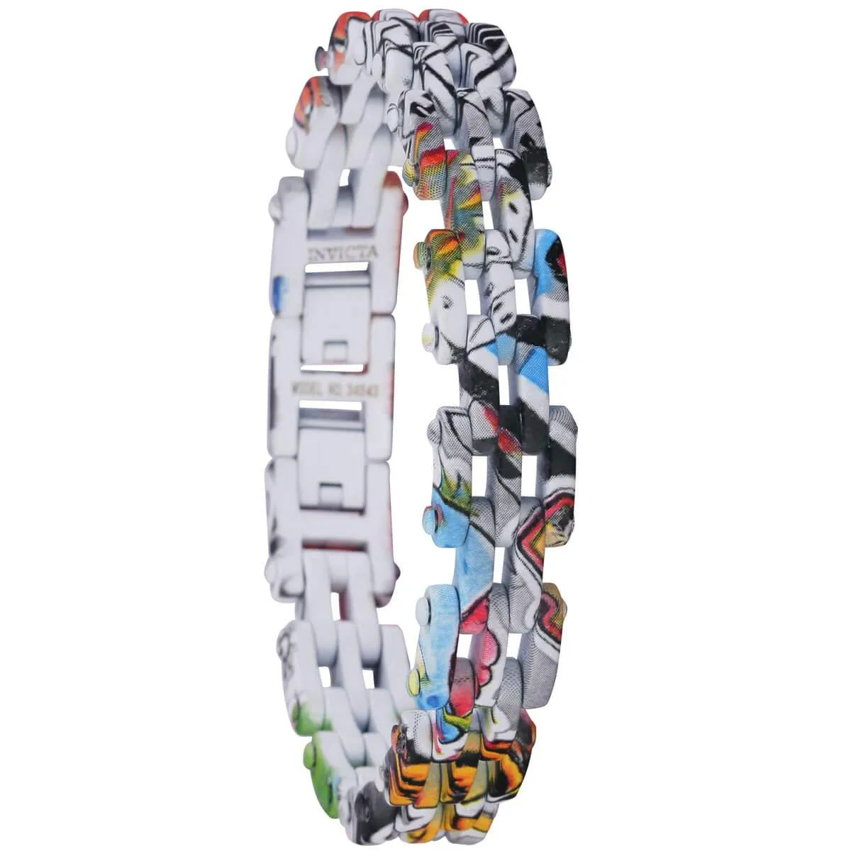 Invicta Men's Bracelet - Elements Hydroplated Steel with Fold Over Clasp | 34543