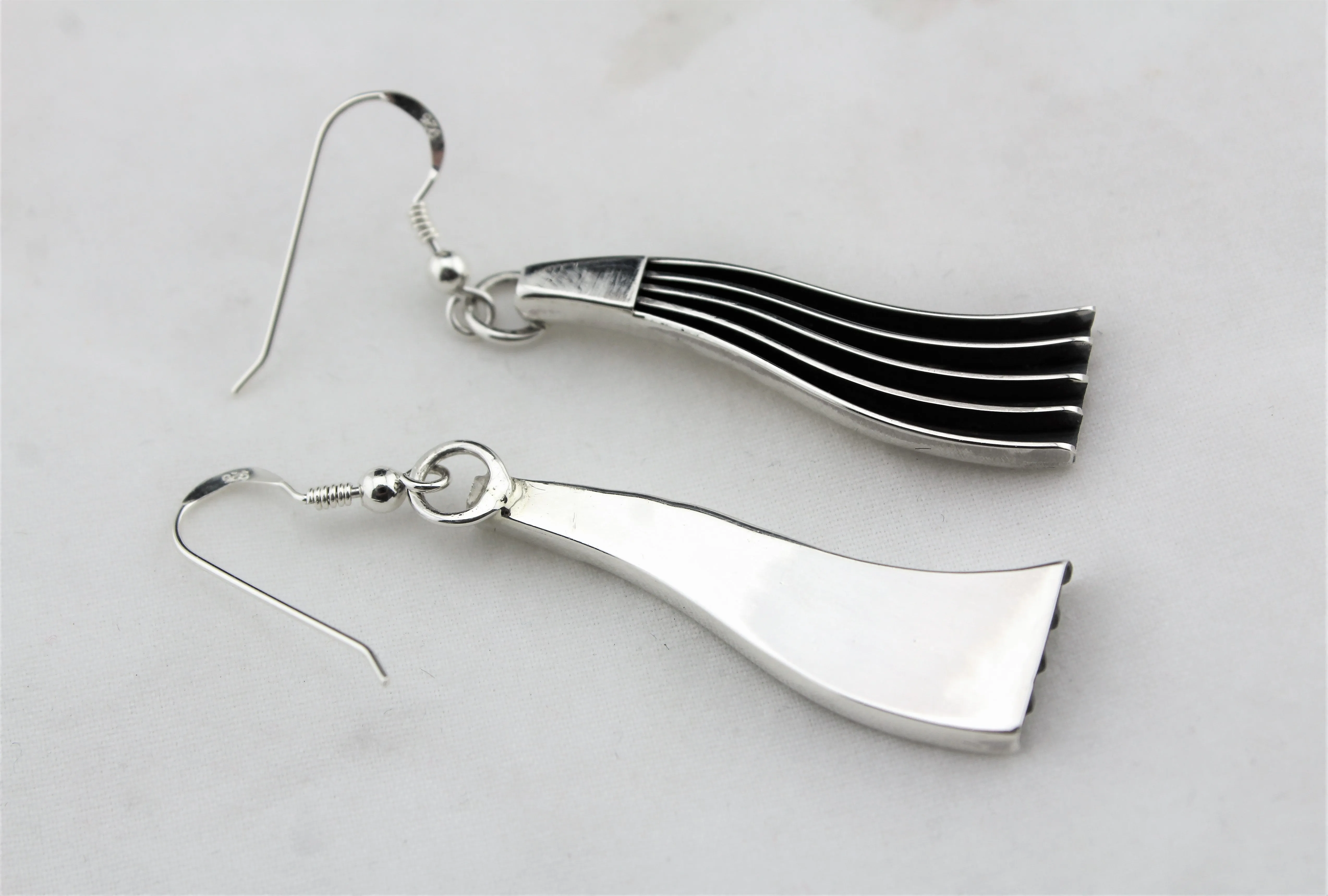 Jack Tom Sterling Silver Dragonfly Necklace and Earrings