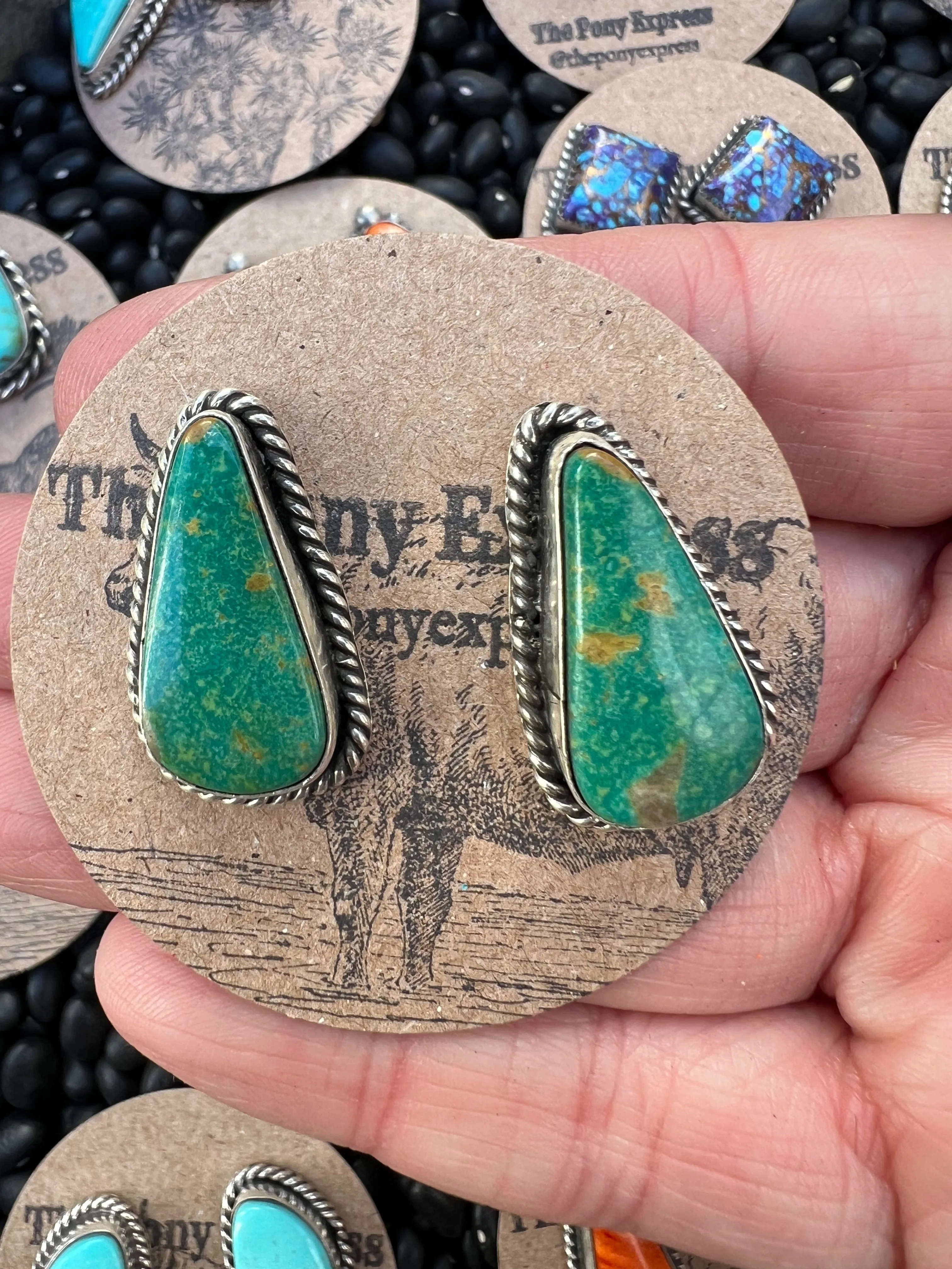 Large Turquoise Studs