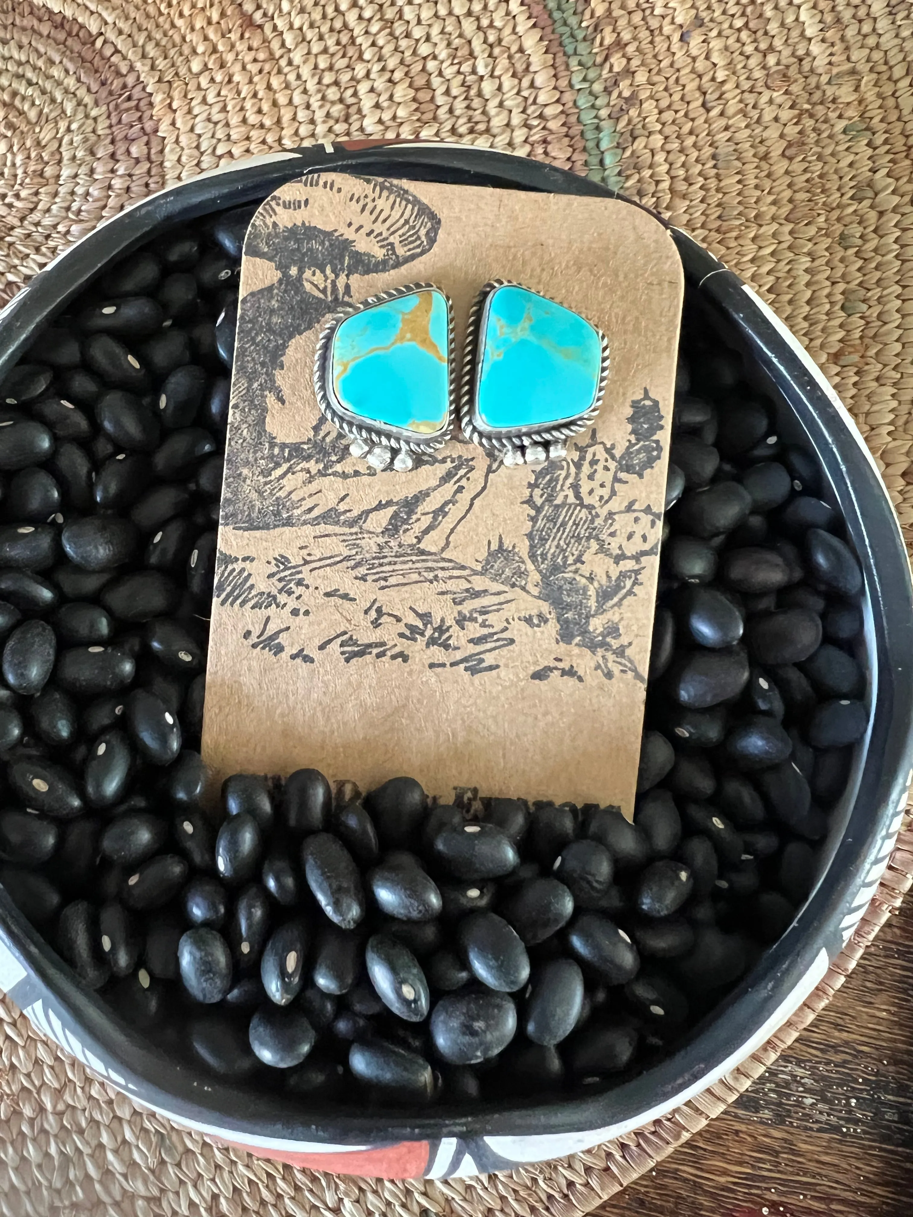 Large Turquoise Studs