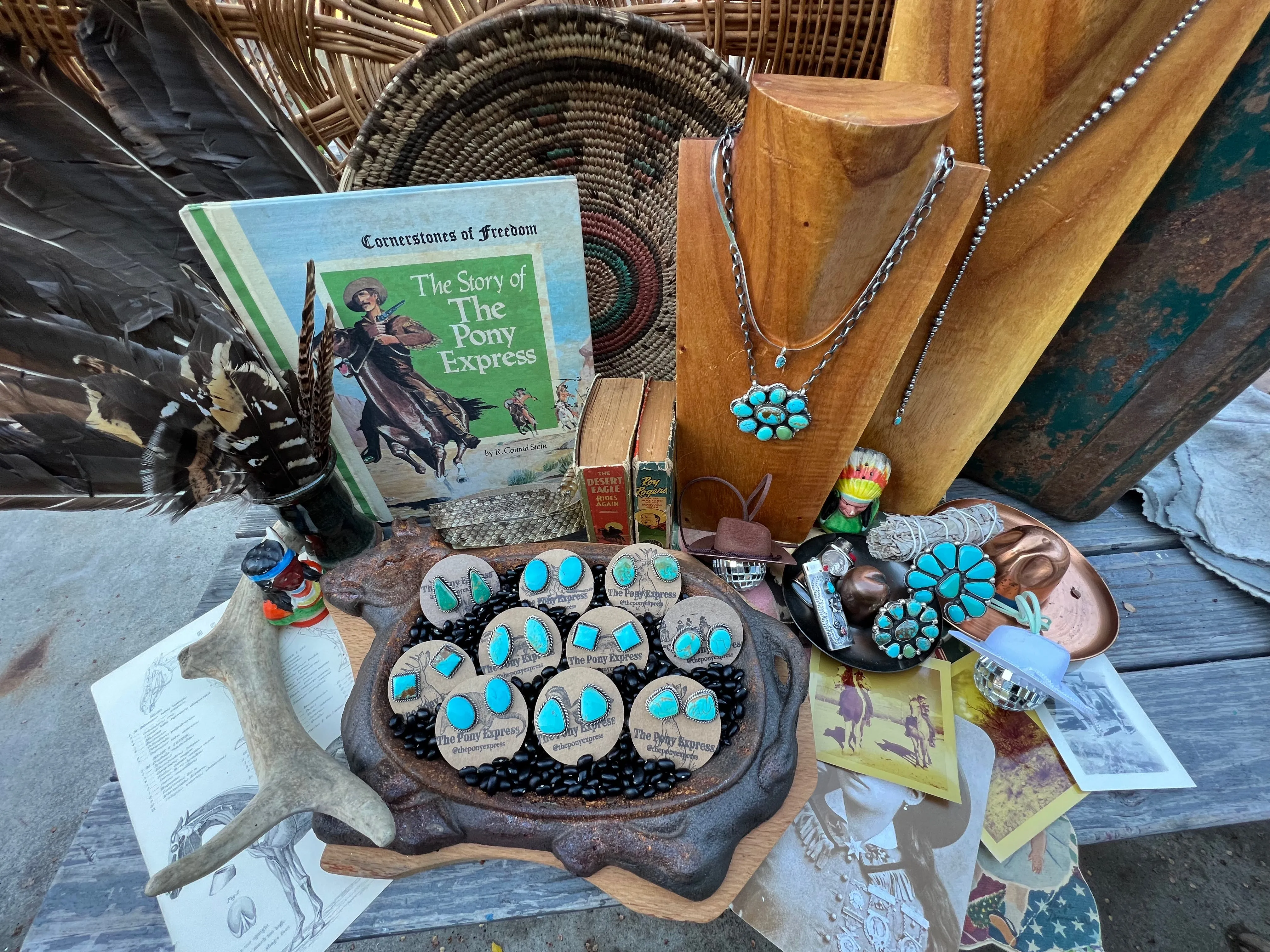 Large Turquoise Studs