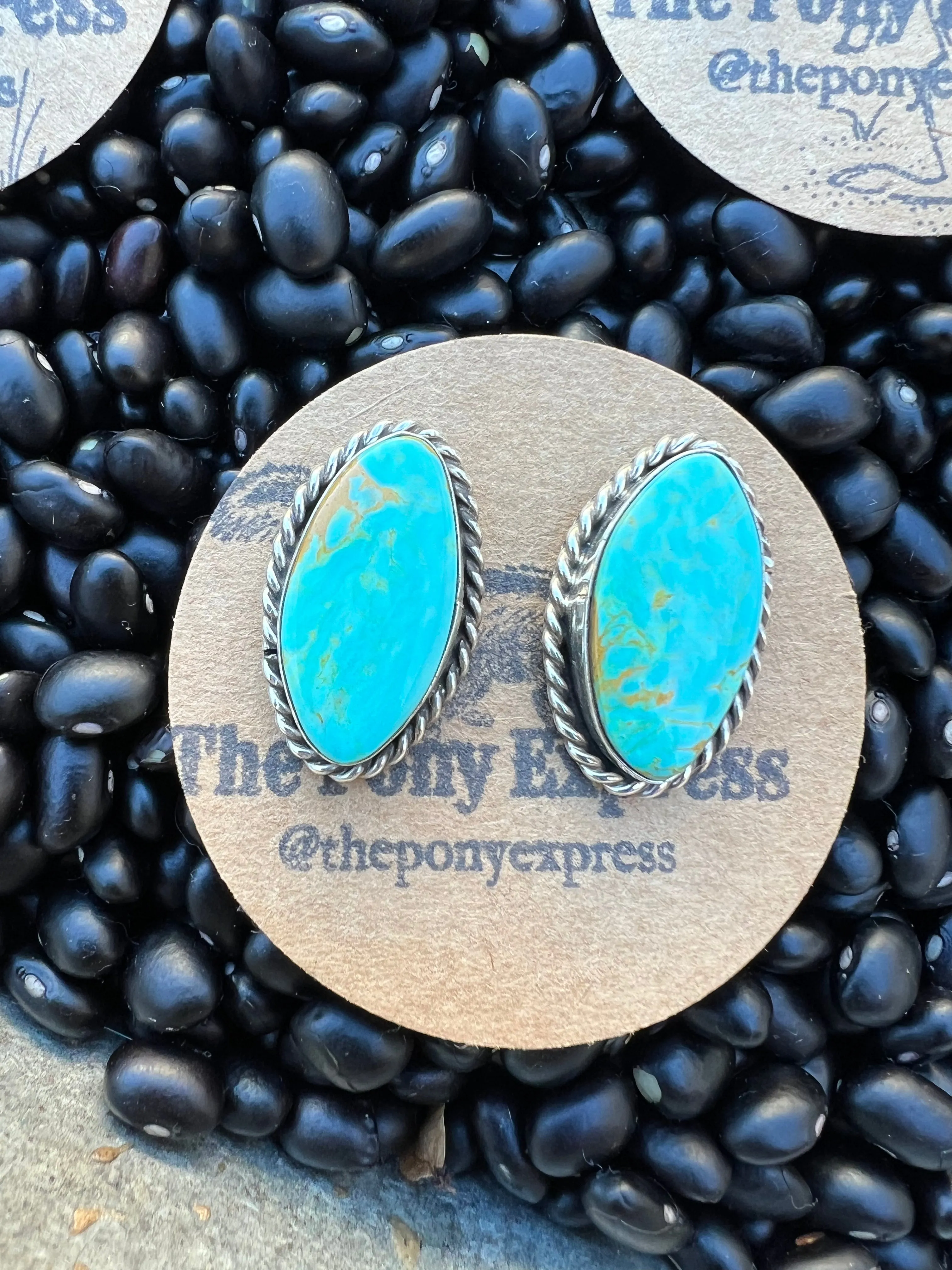 Large Turquoise Studs