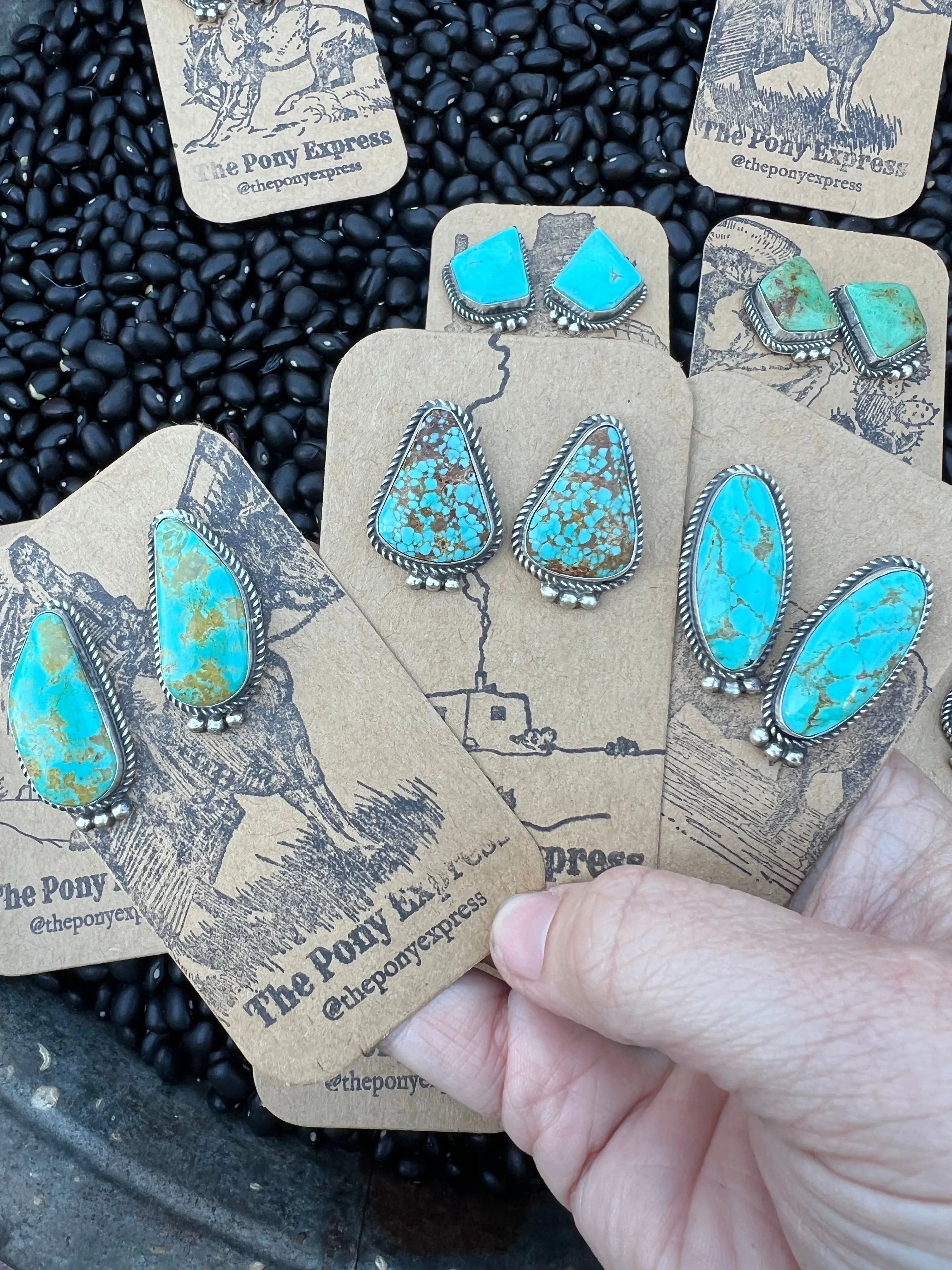 Large Turquoise Studs