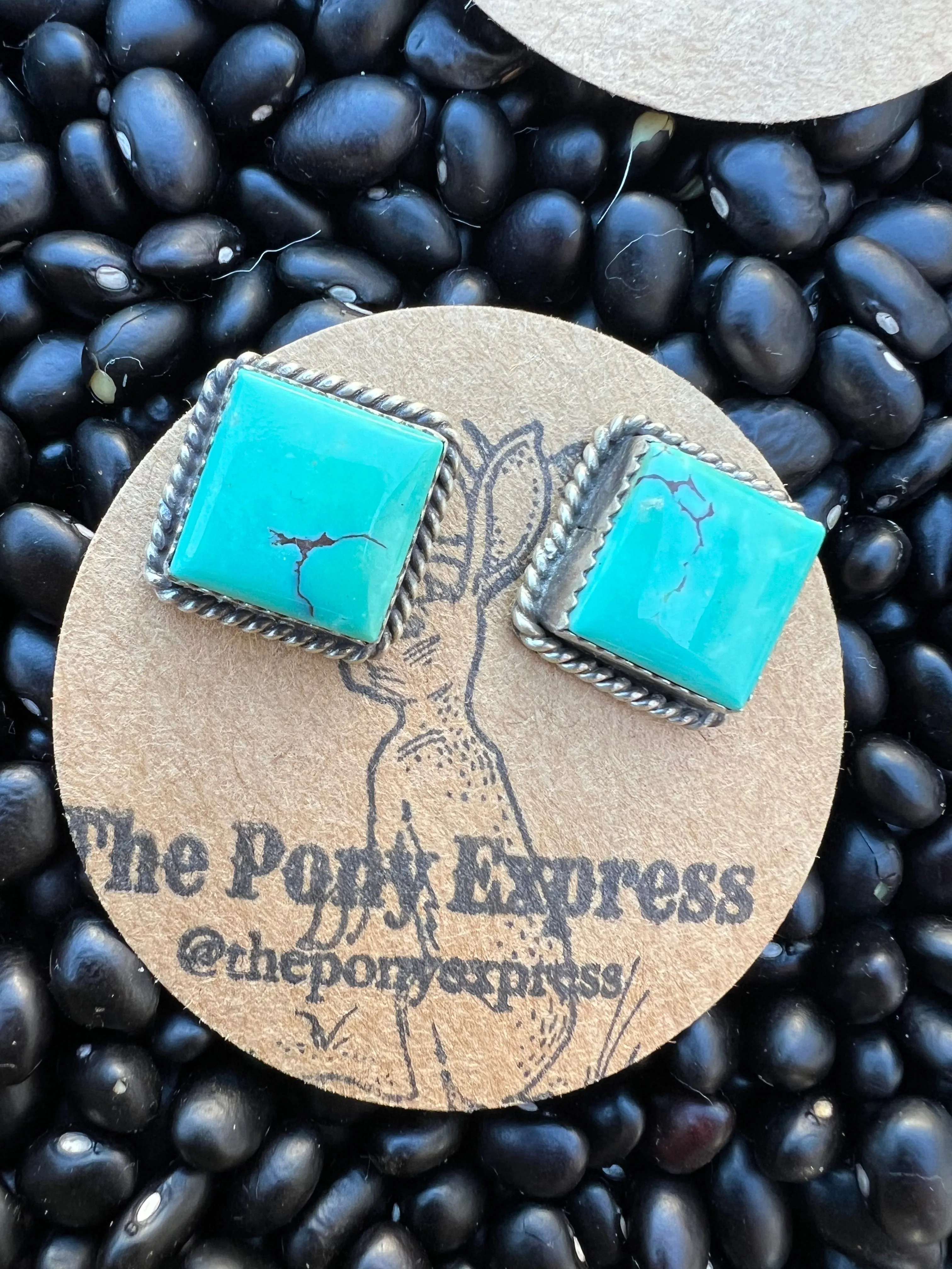Large Turquoise Studs