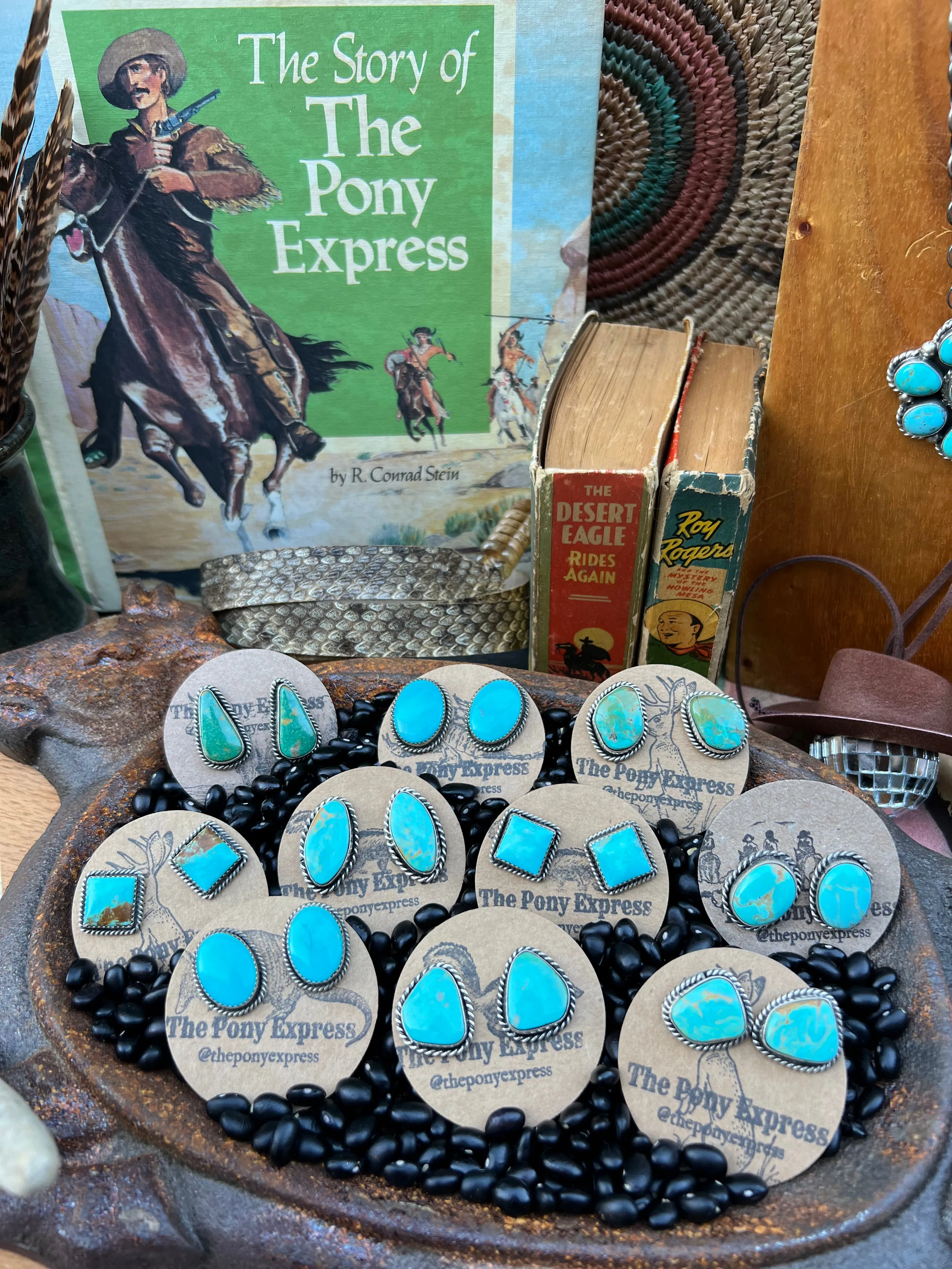 Large Turquoise Studs
