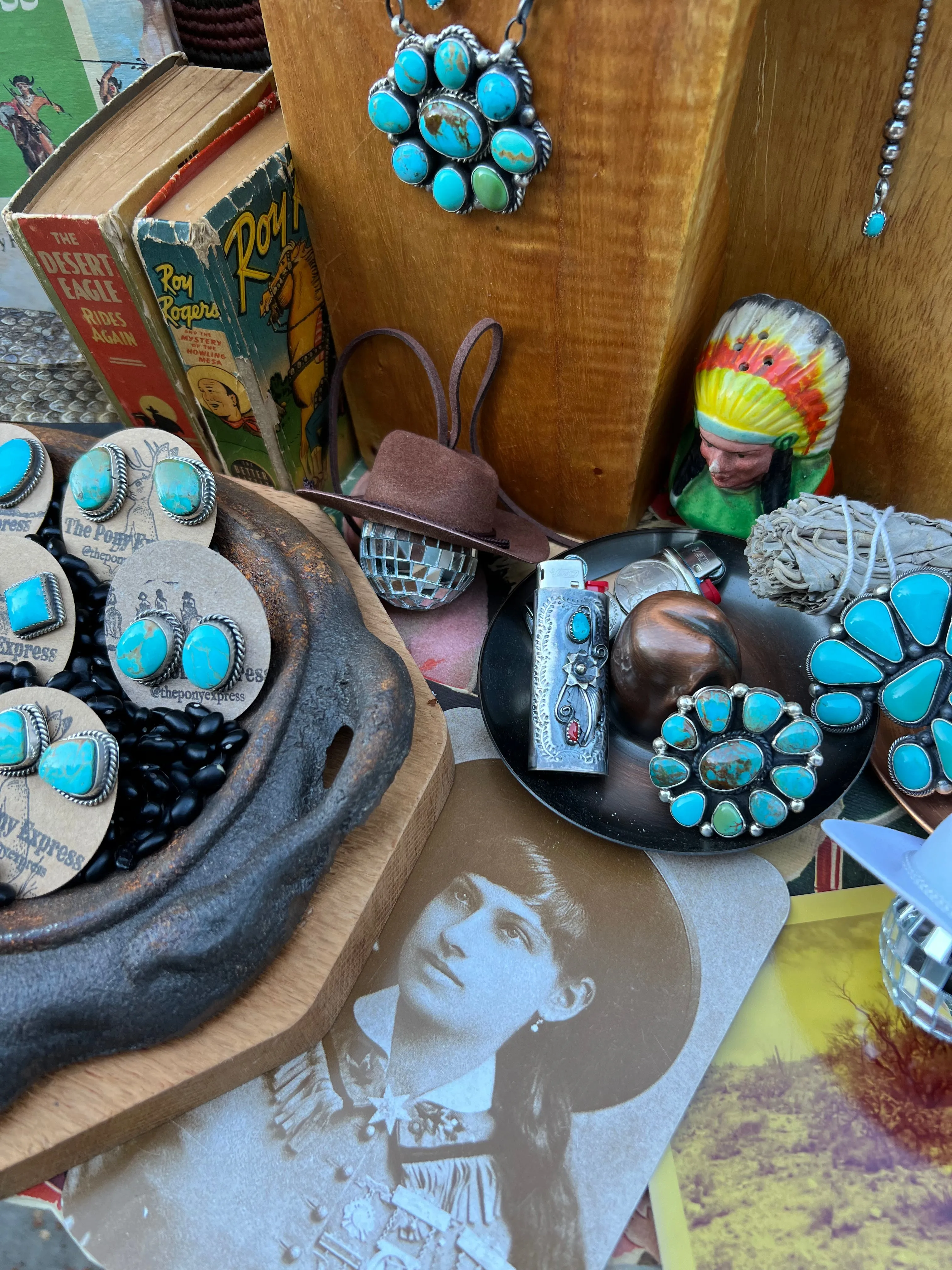 Large Turquoise Studs