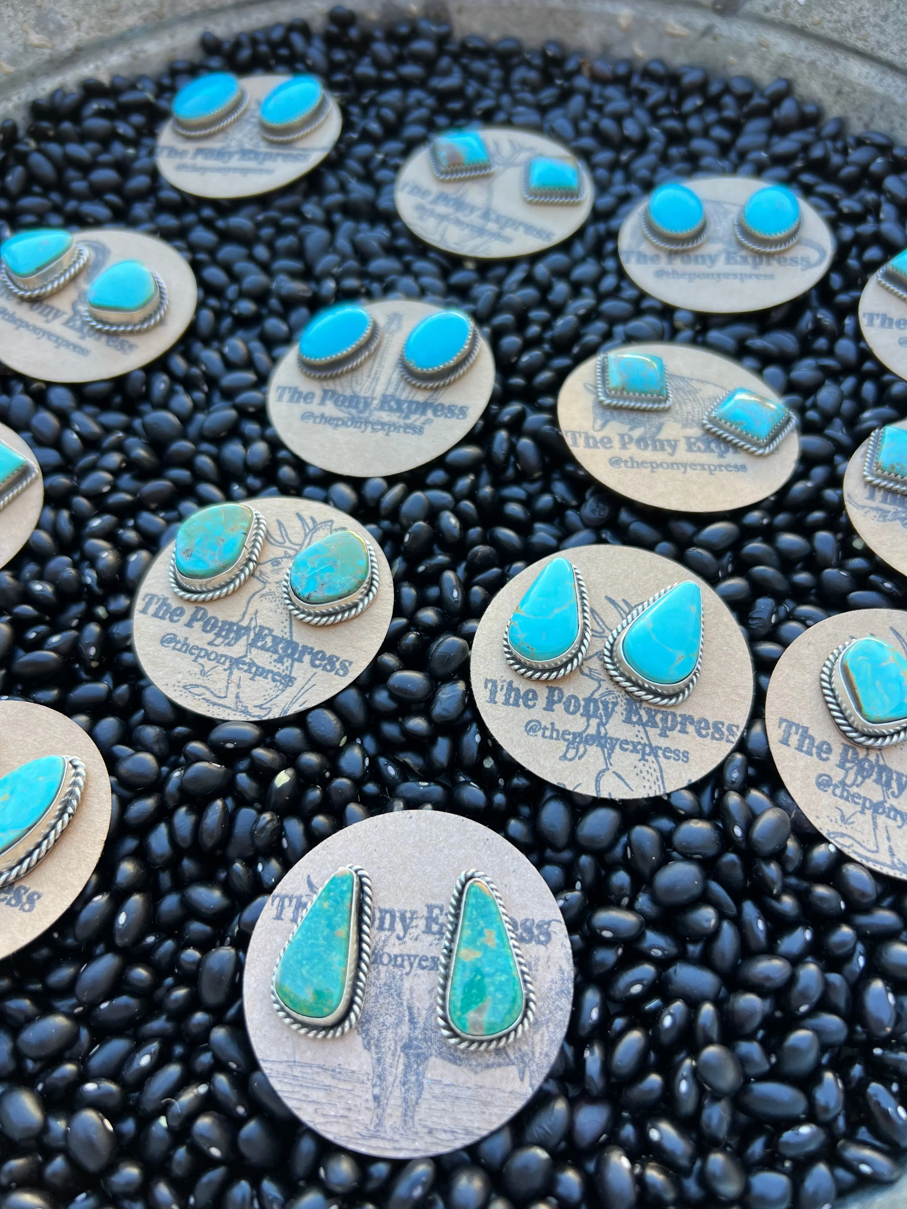 Large Turquoise Studs