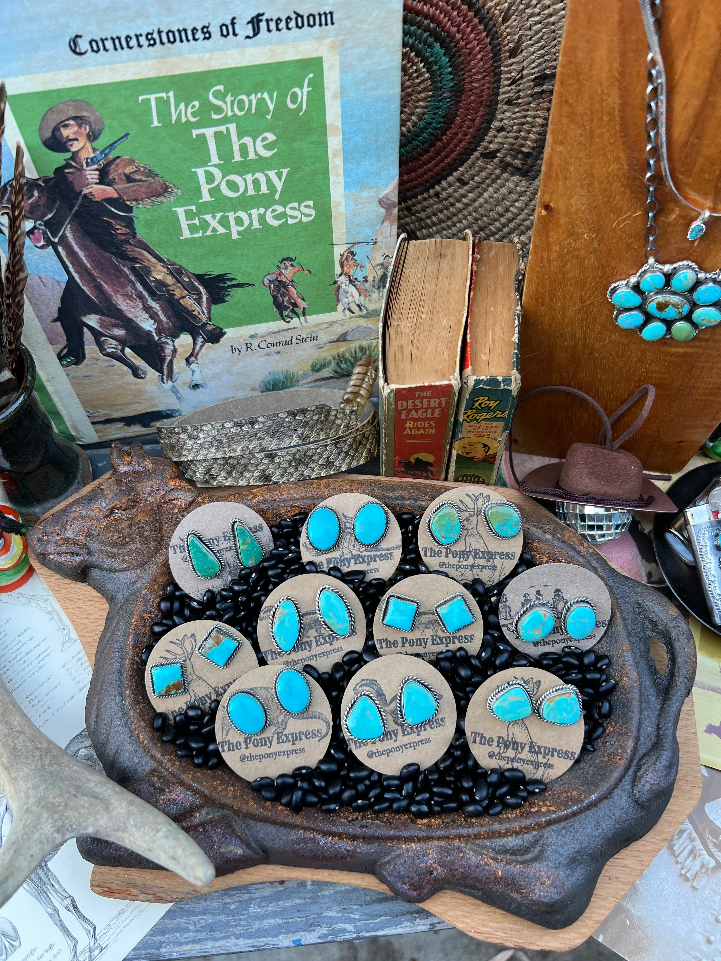 Large Turquoise Studs