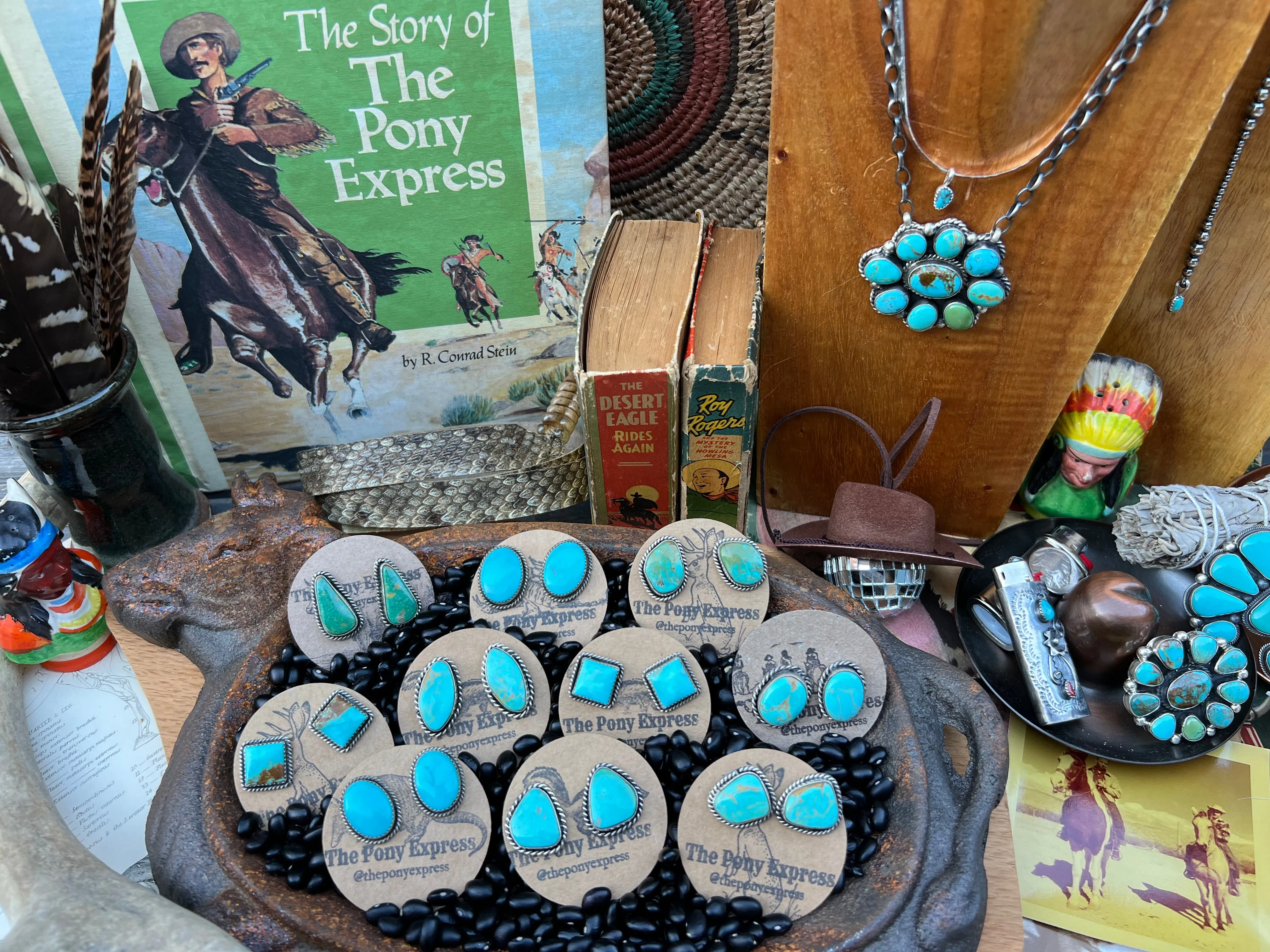 Large Turquoise Studs