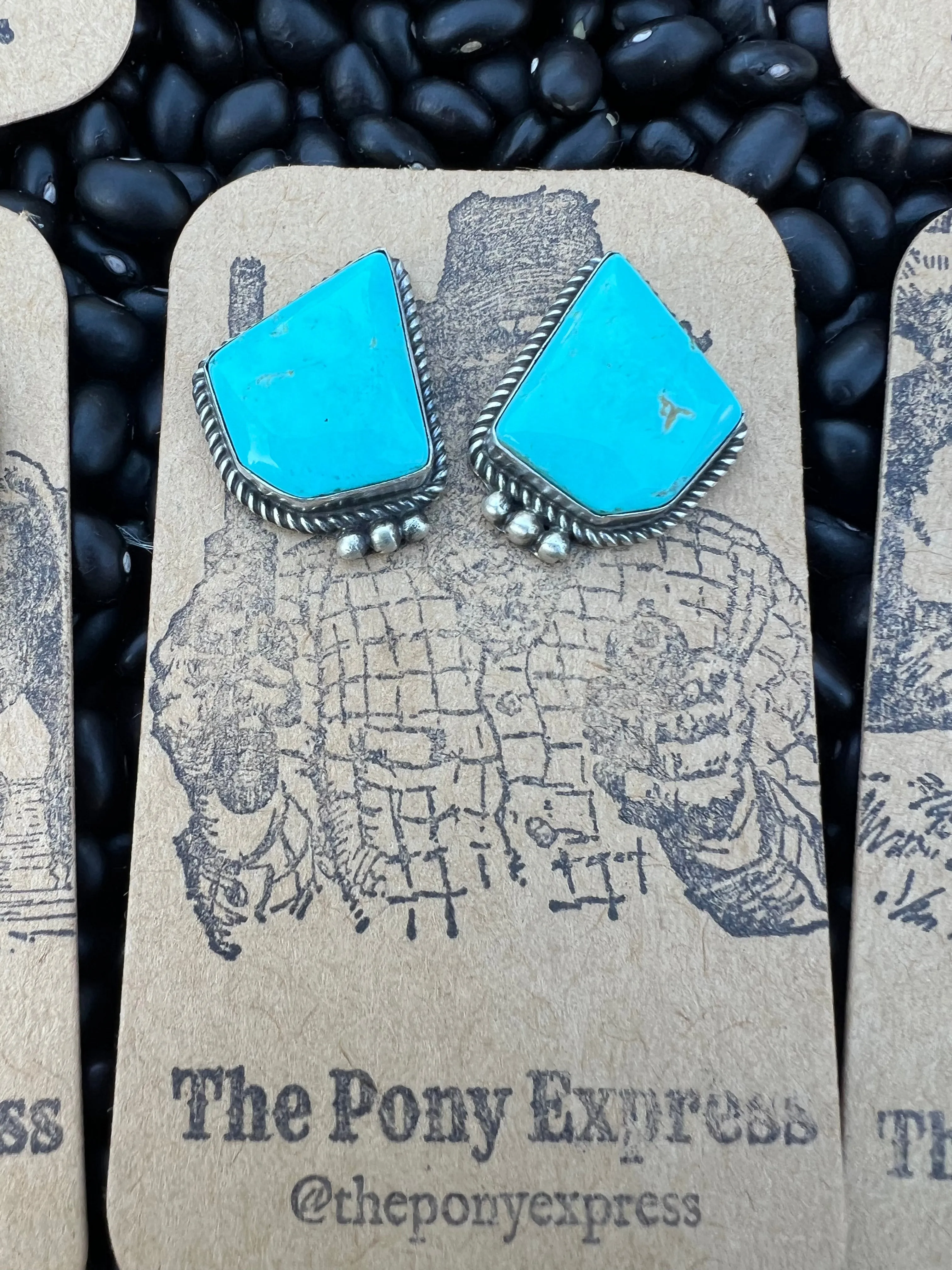 Large Turquoise Studs