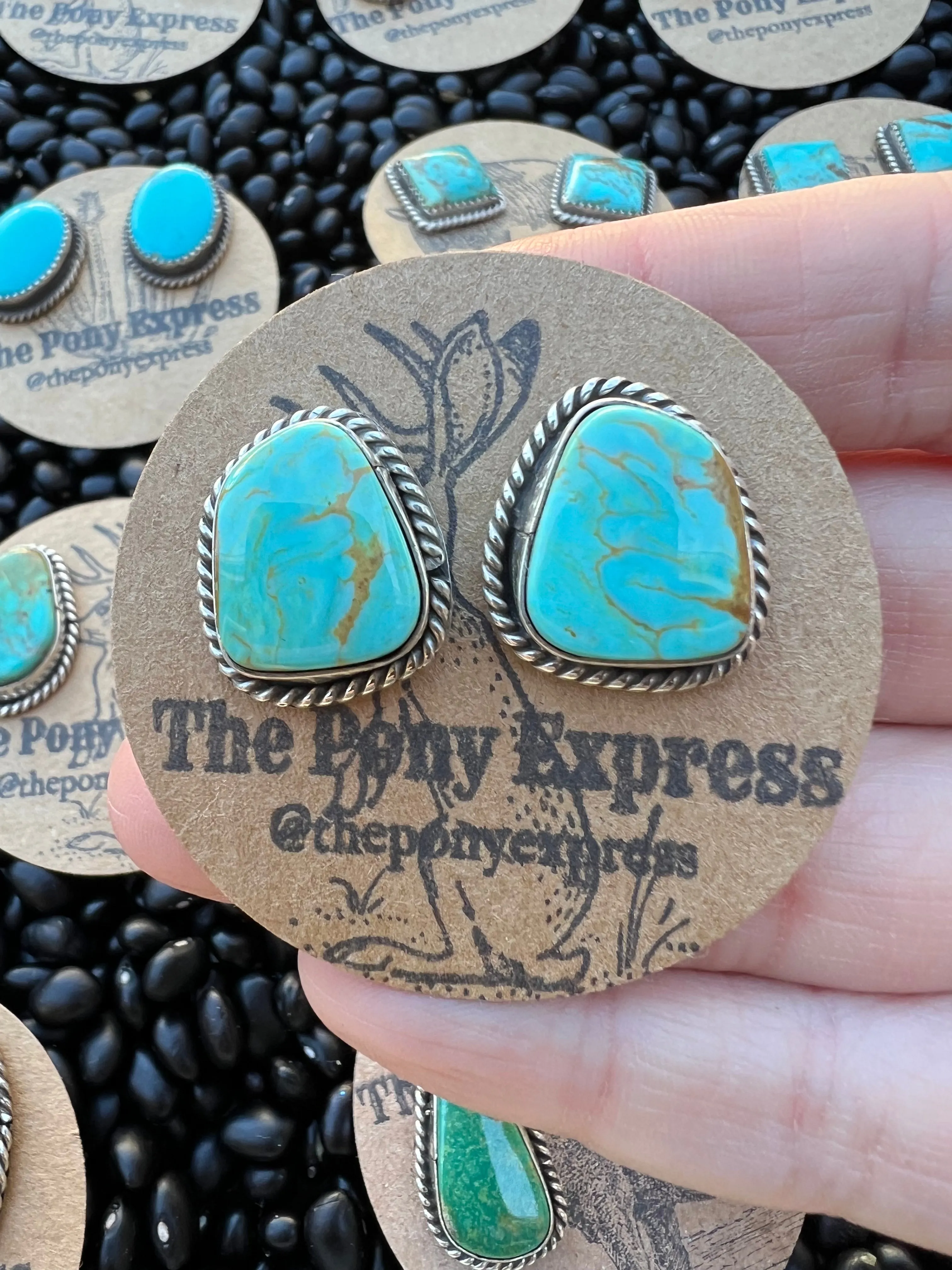Large Turquoise Studs
