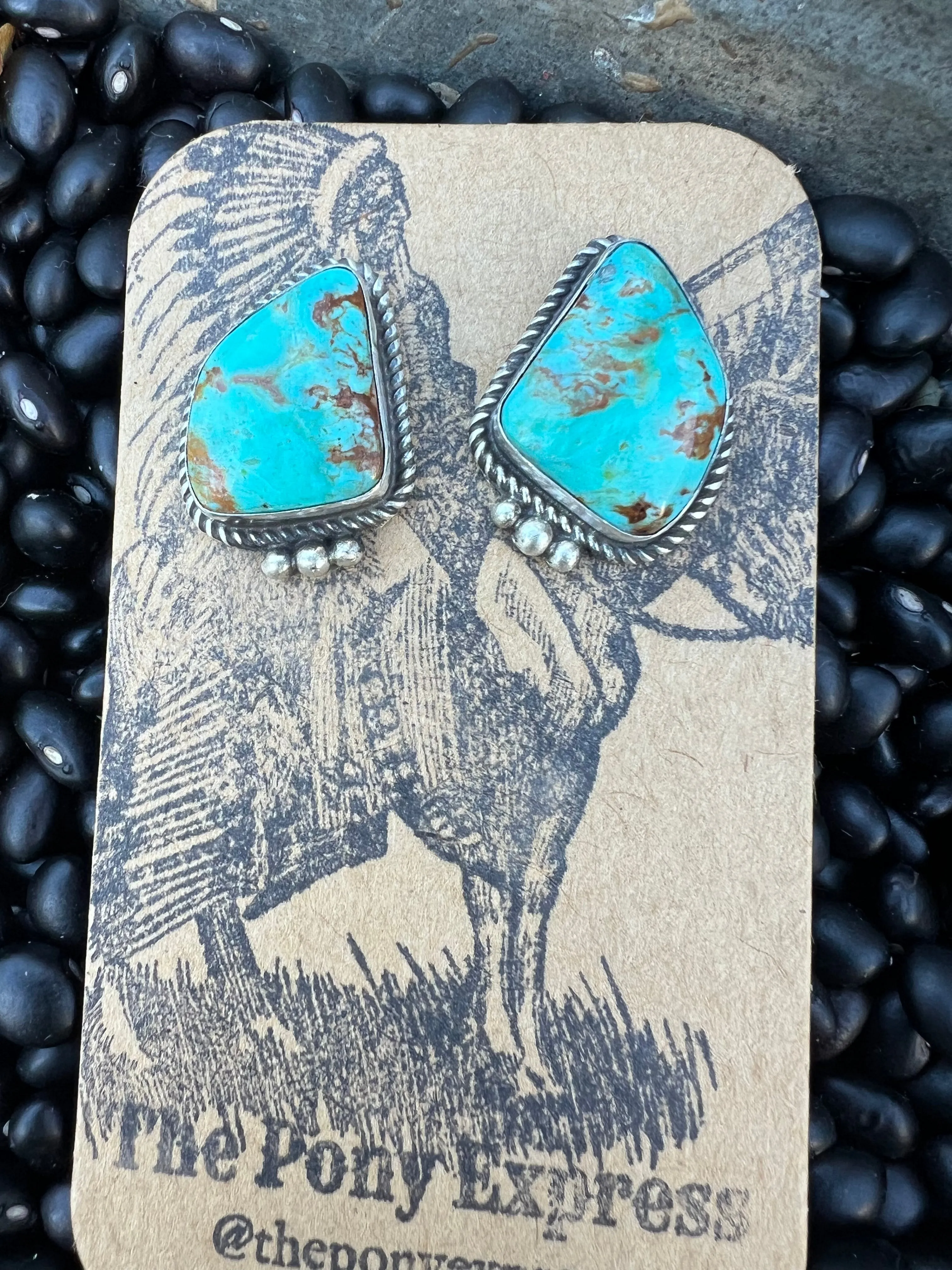 Large Turquoise Studs