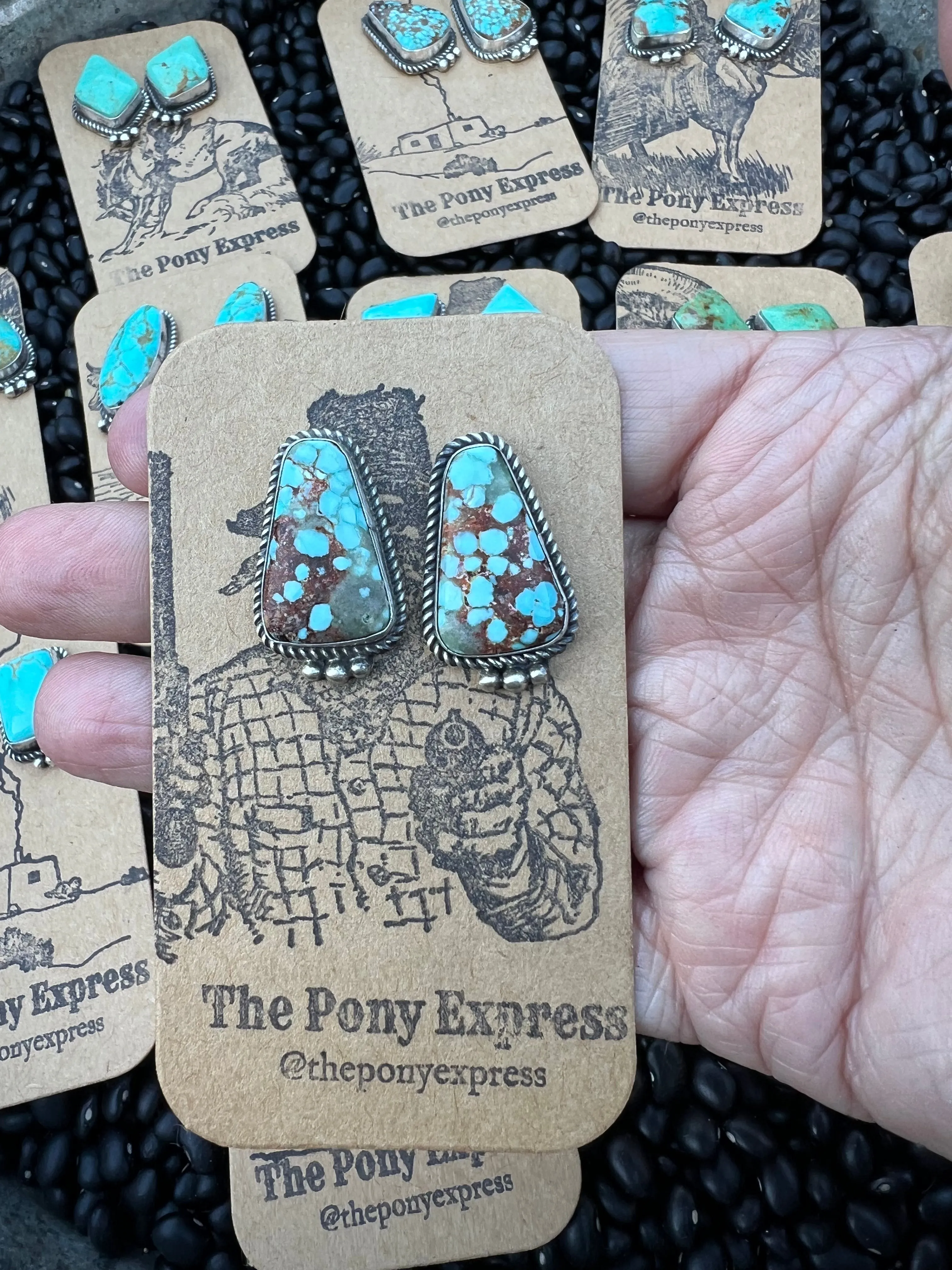 Large Turquoise Studs