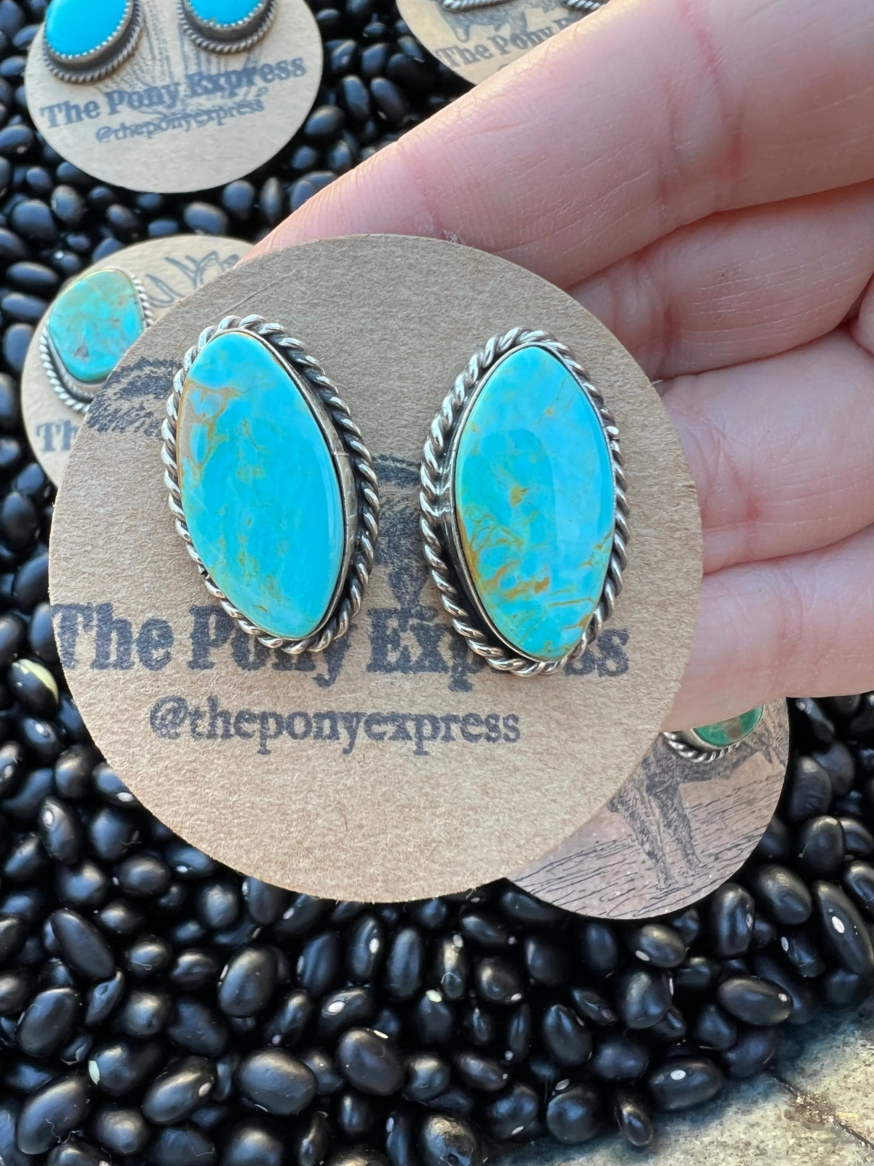 Large Turquoise Studs