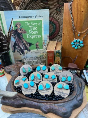Large Turquoise Studs