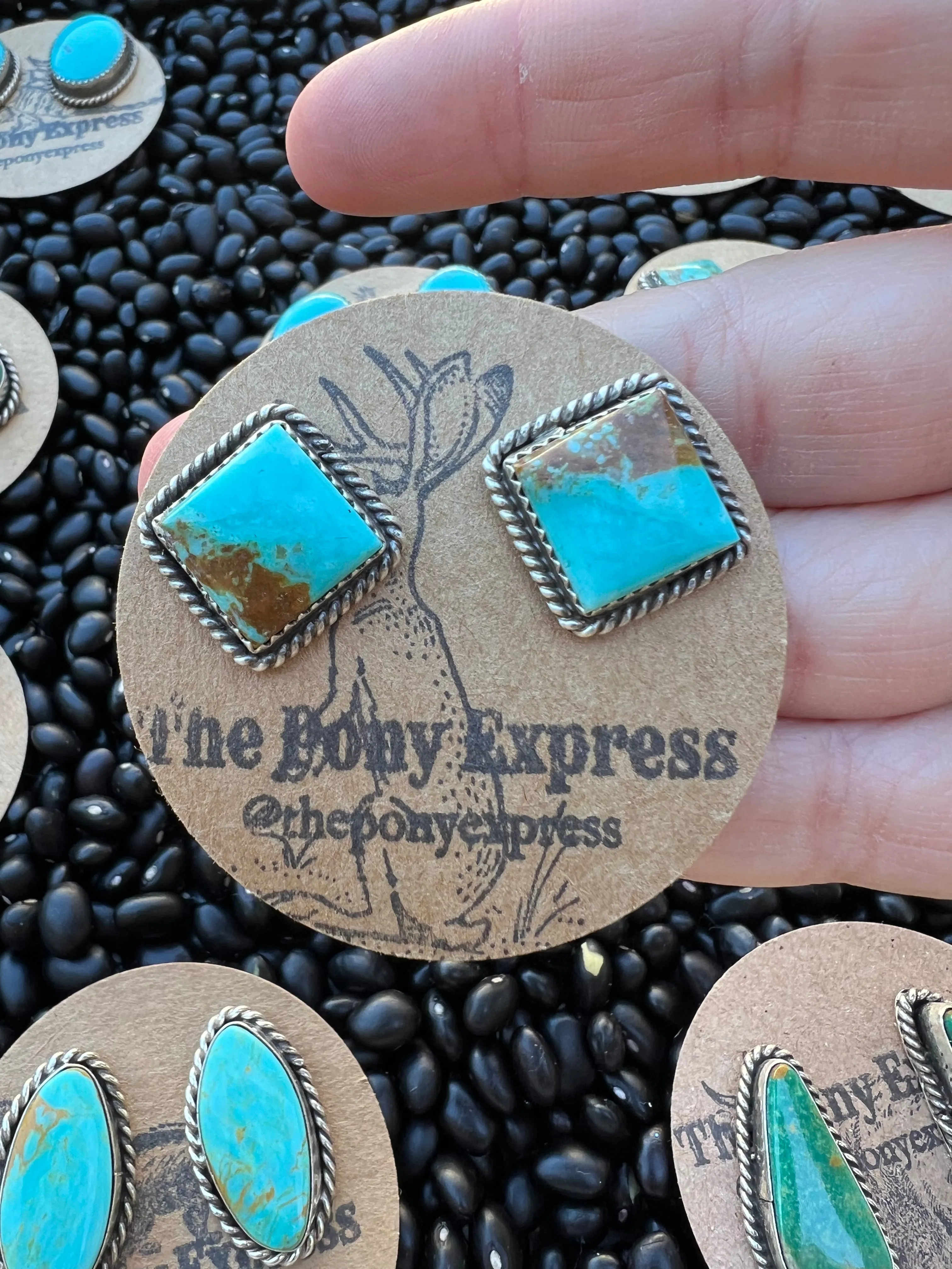 Large Turquoise Studs