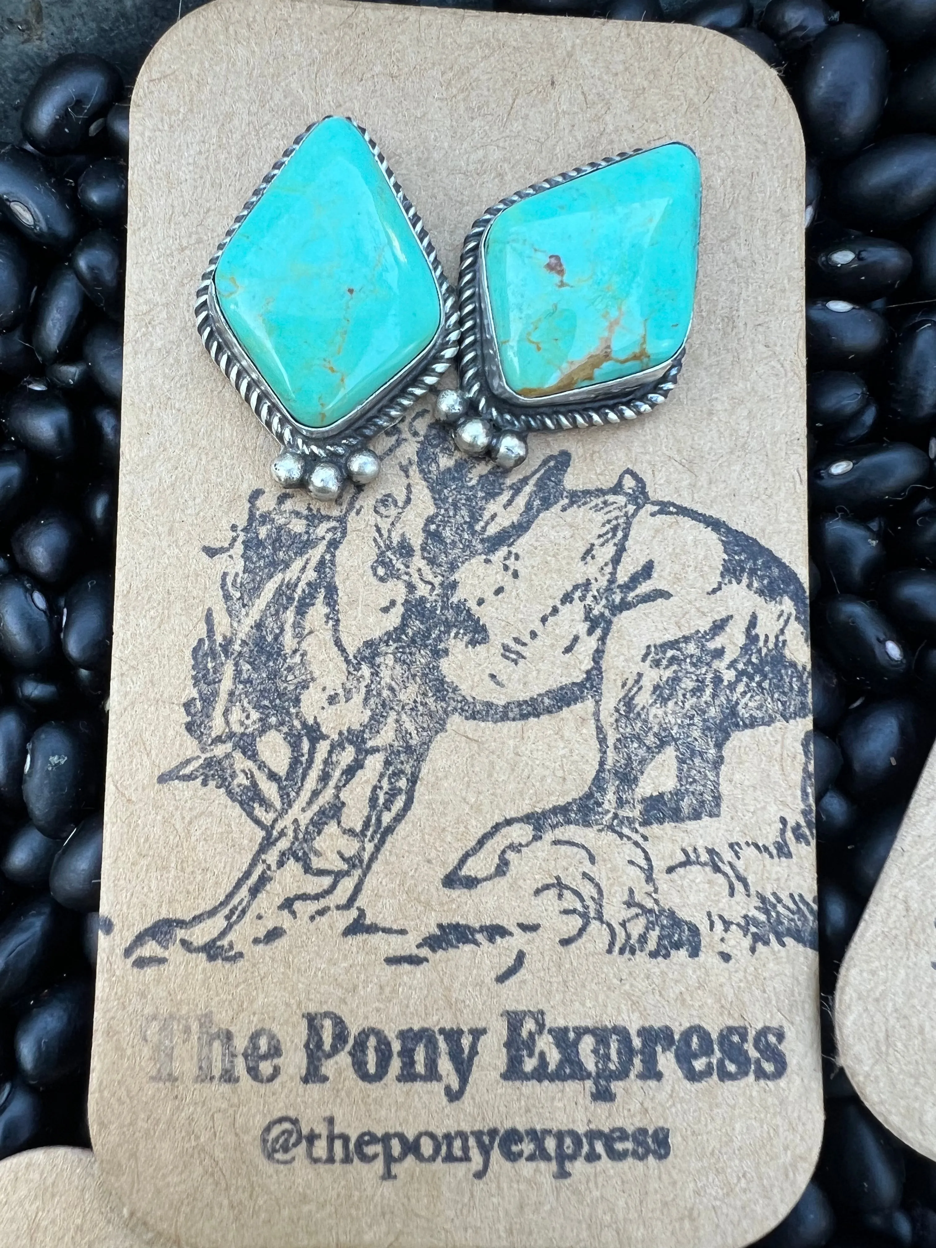 Large Turquoise Studs