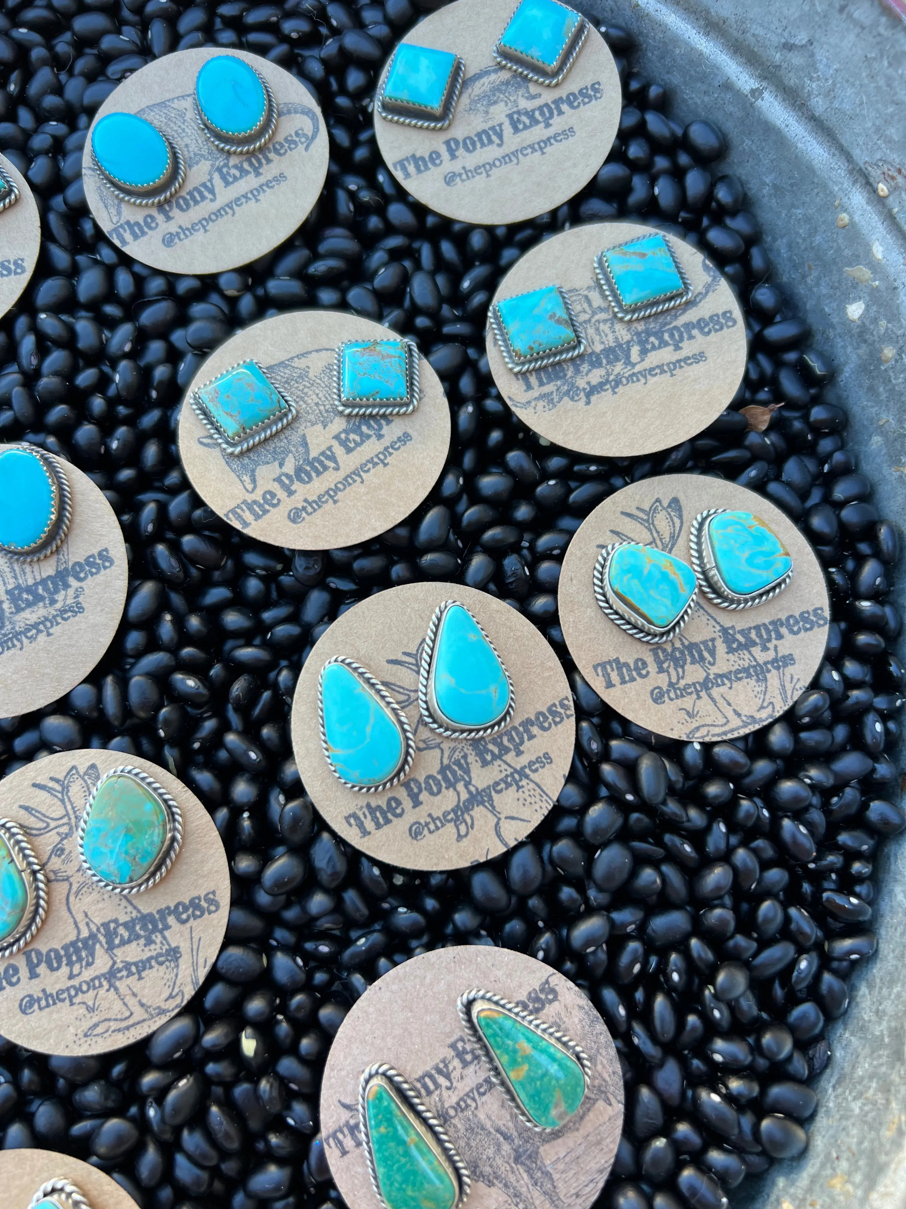 Large Turquoise Studs