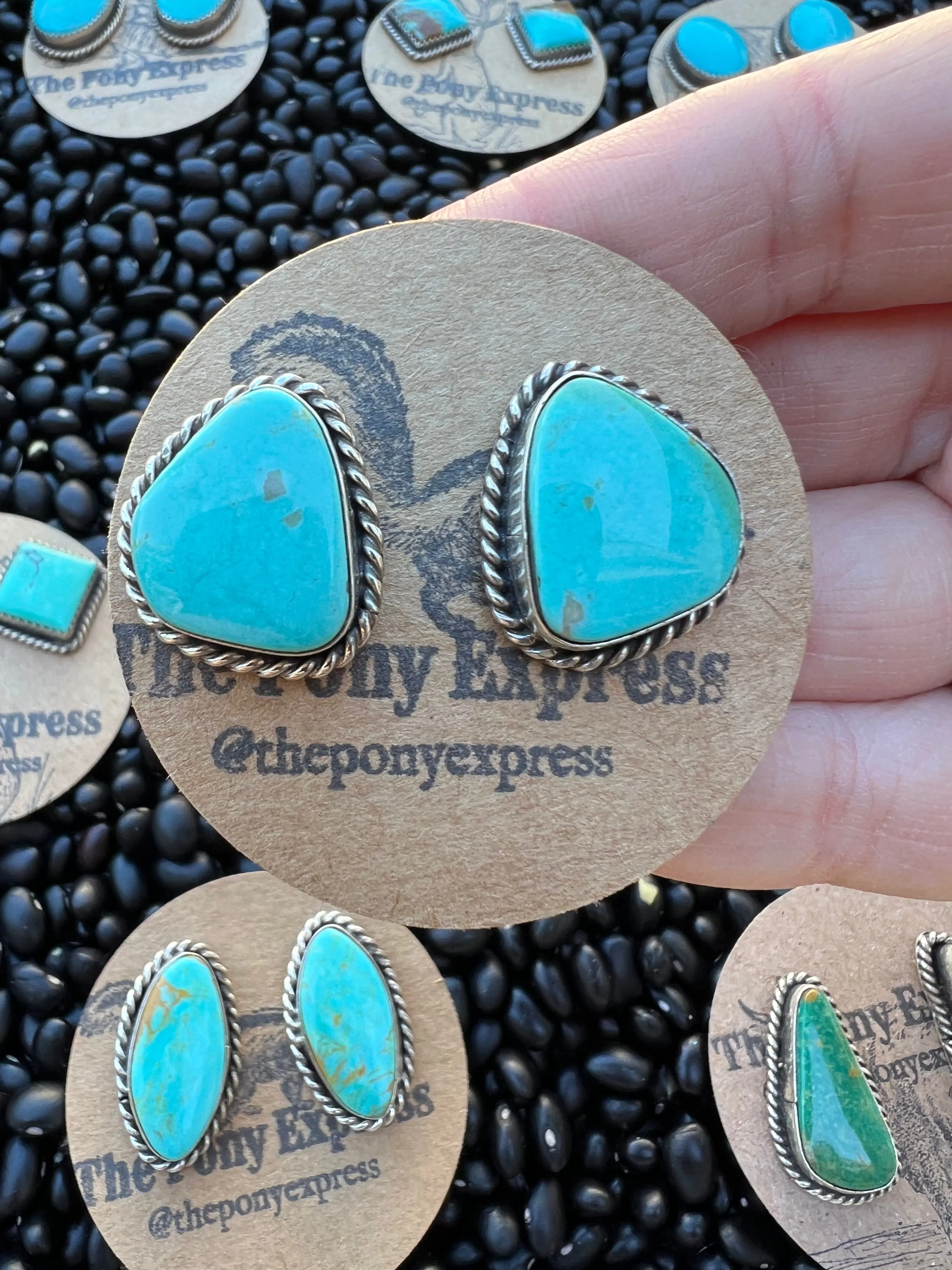 Large Turquoise Studs
