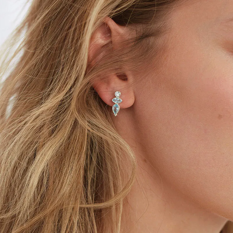 MABEL TOPAZ STUDS