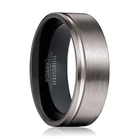 MAMBA | Black Ring, Gunmetal Tungsten Offset Groove