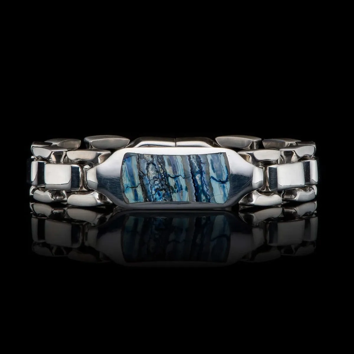 Men's Blue Mammoth Identity Bracelet - BR24 MT BL