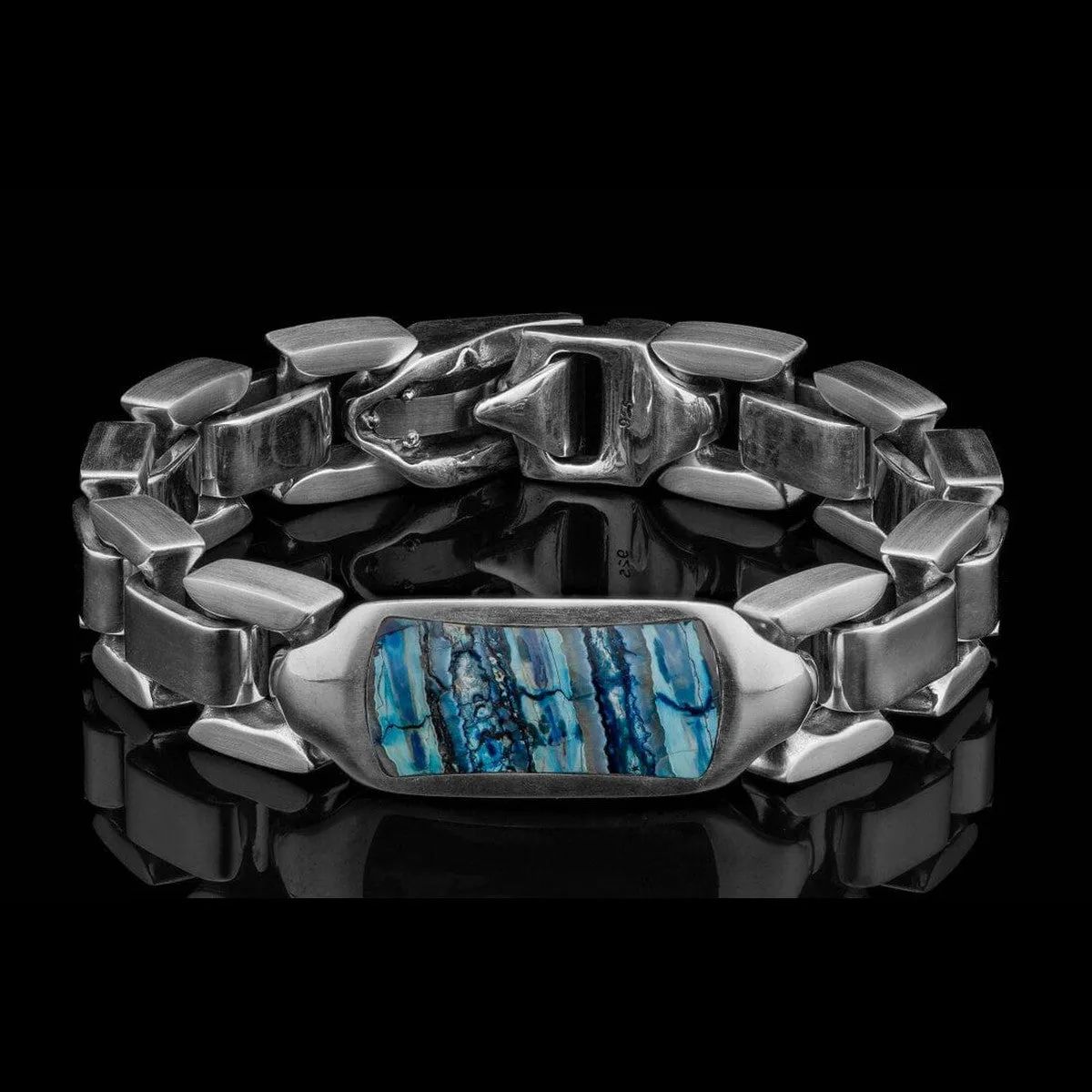 Men's Blue Mammoth Identity Bracelet - BR24 MT BL