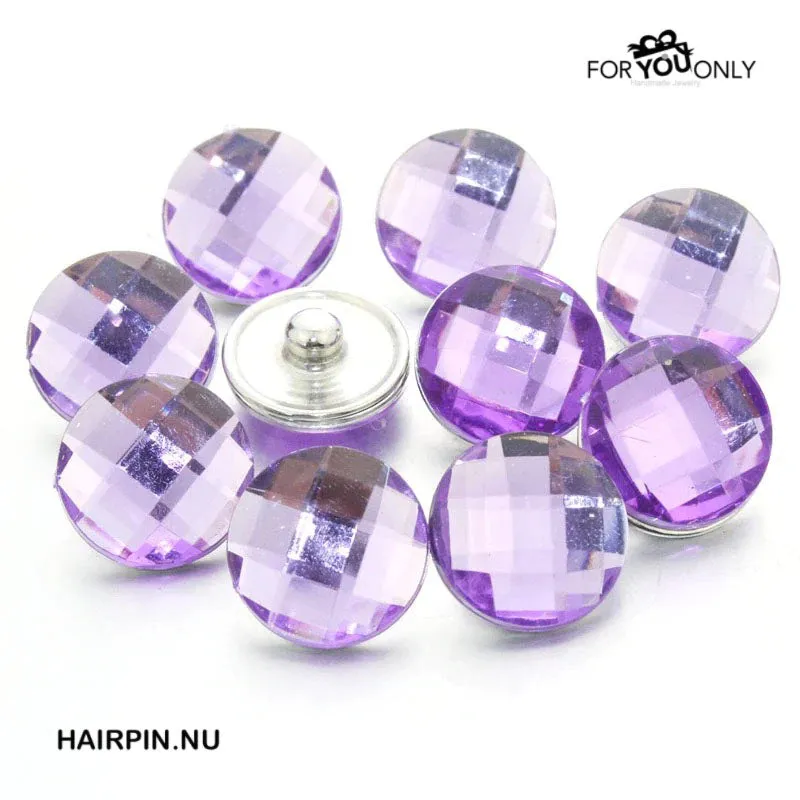 Metal Hairpin click / chunk button 064