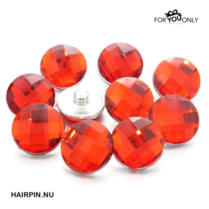 Metal Hairpin click / chunk button 064