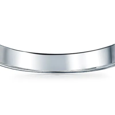 Mid Finger Plain Polished Sterling Silver Midi Toe Ring or Pinky Ring