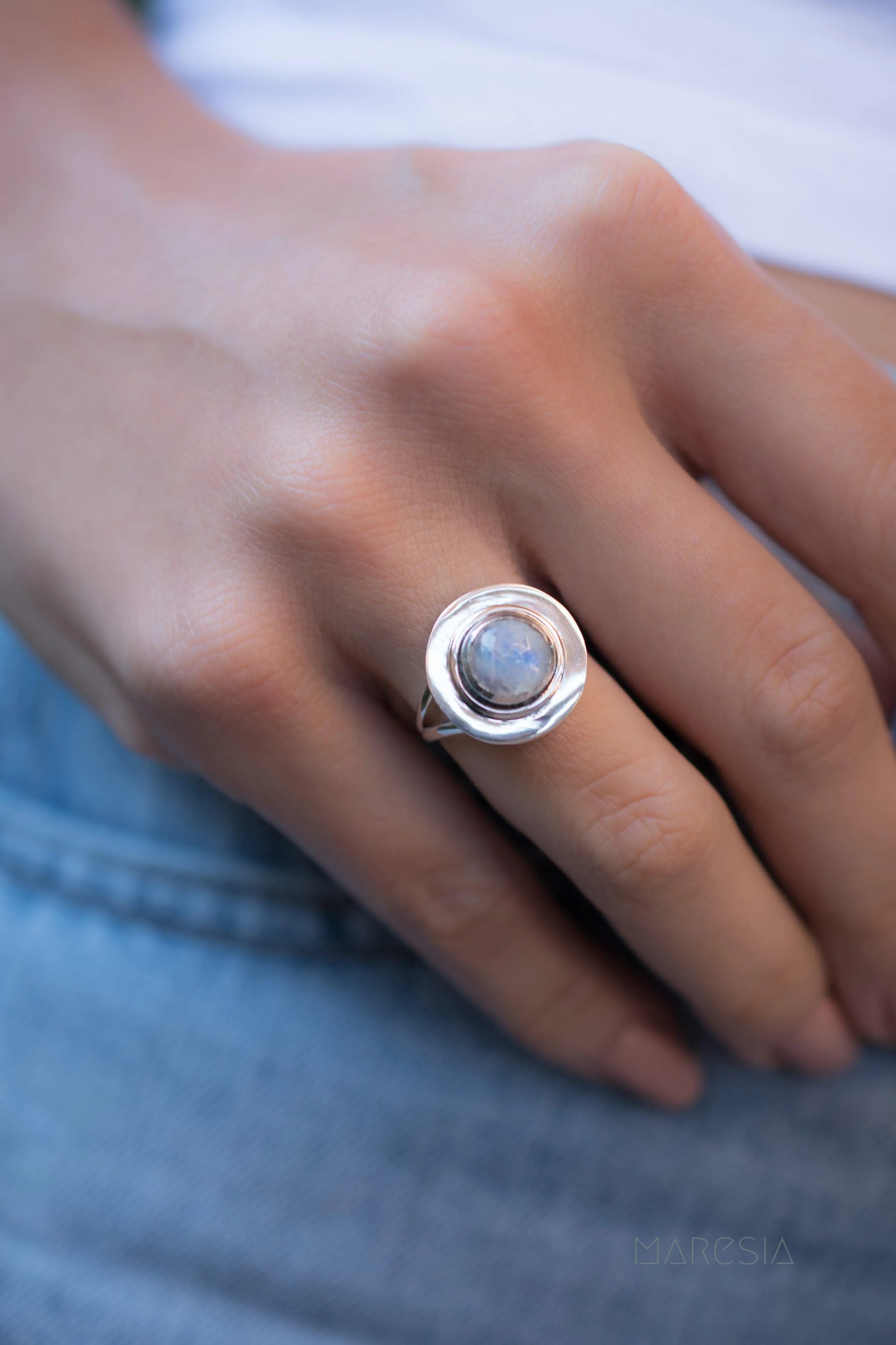 Moonstone ~ Sterling Silver 925 ~ MR173