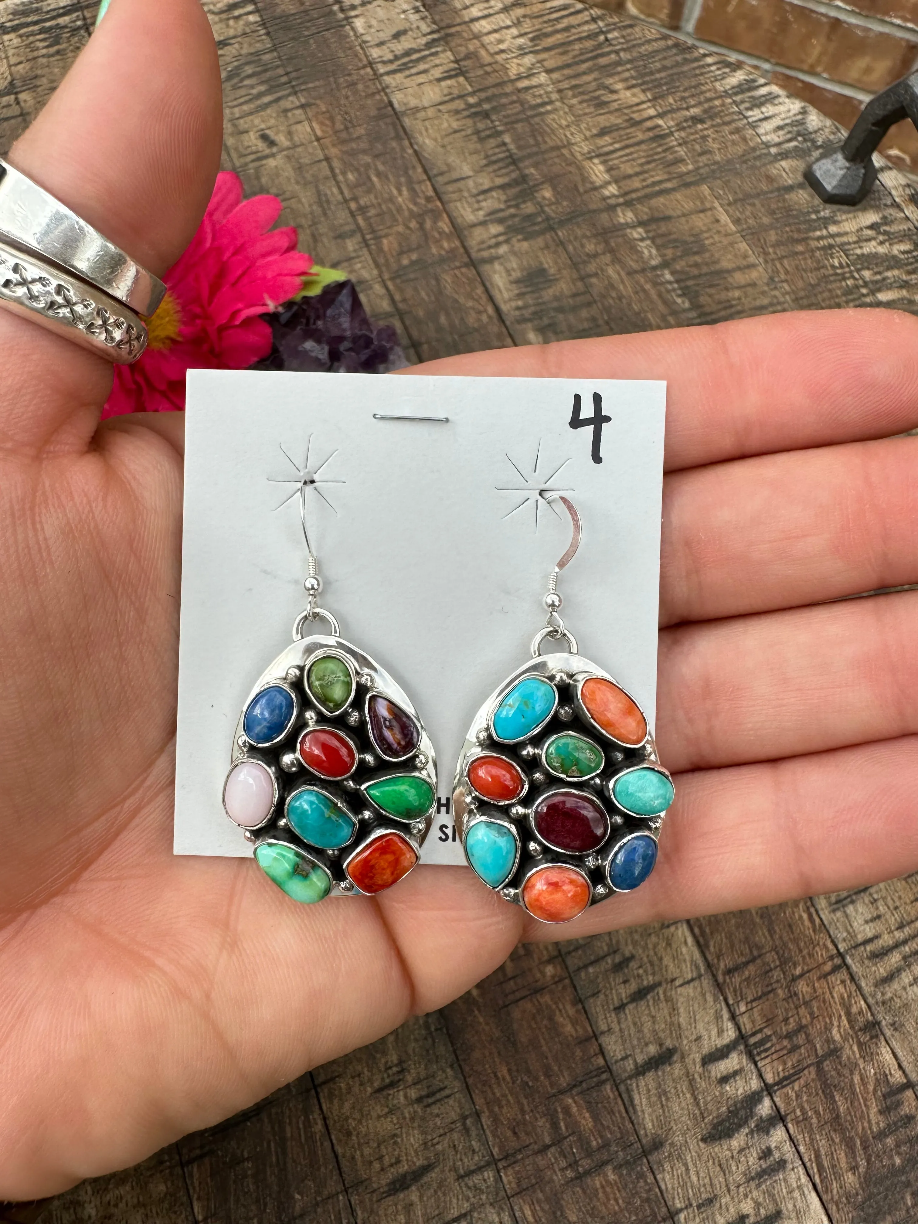 Multi Color Earrings #4