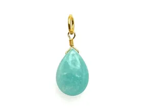 Natural Stone Teardrop | Amazonite