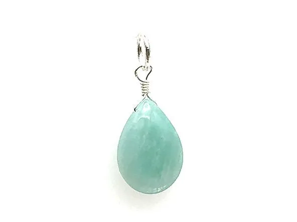 Natural Stone Teardrop | Amazonite