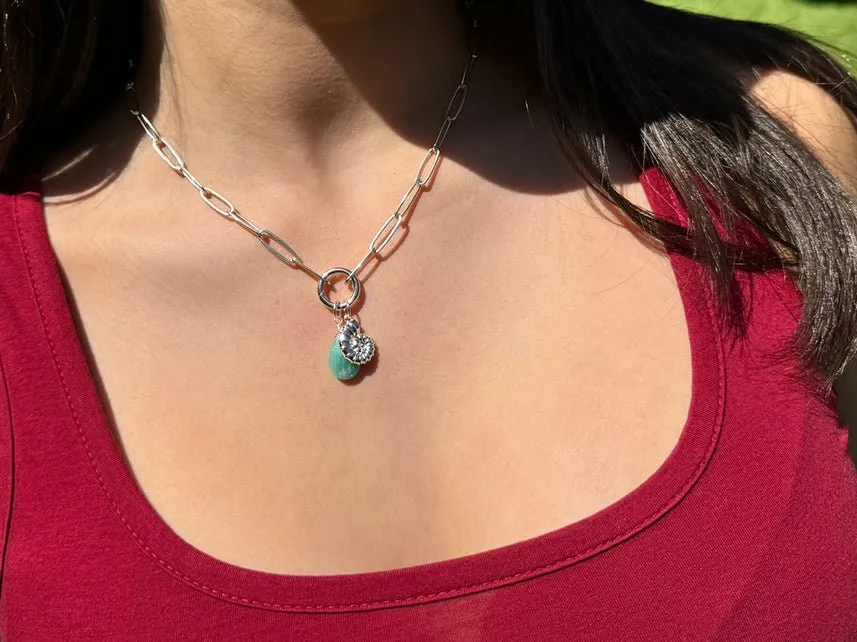 Natural Stone Teardrop | Amazonite
