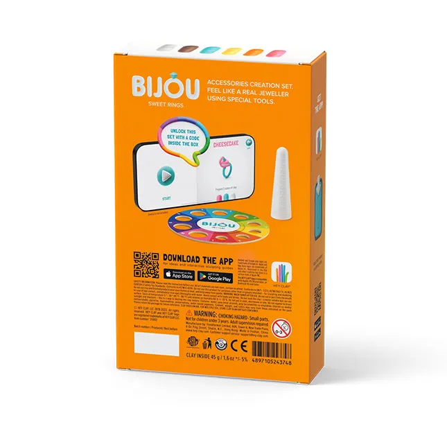 *NEW* Fat Brain Hey Clay - Bijou Sweet Rings