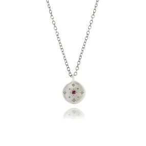 NEW! New Moon Charm with Ruby Pendant by Adel Chefridi