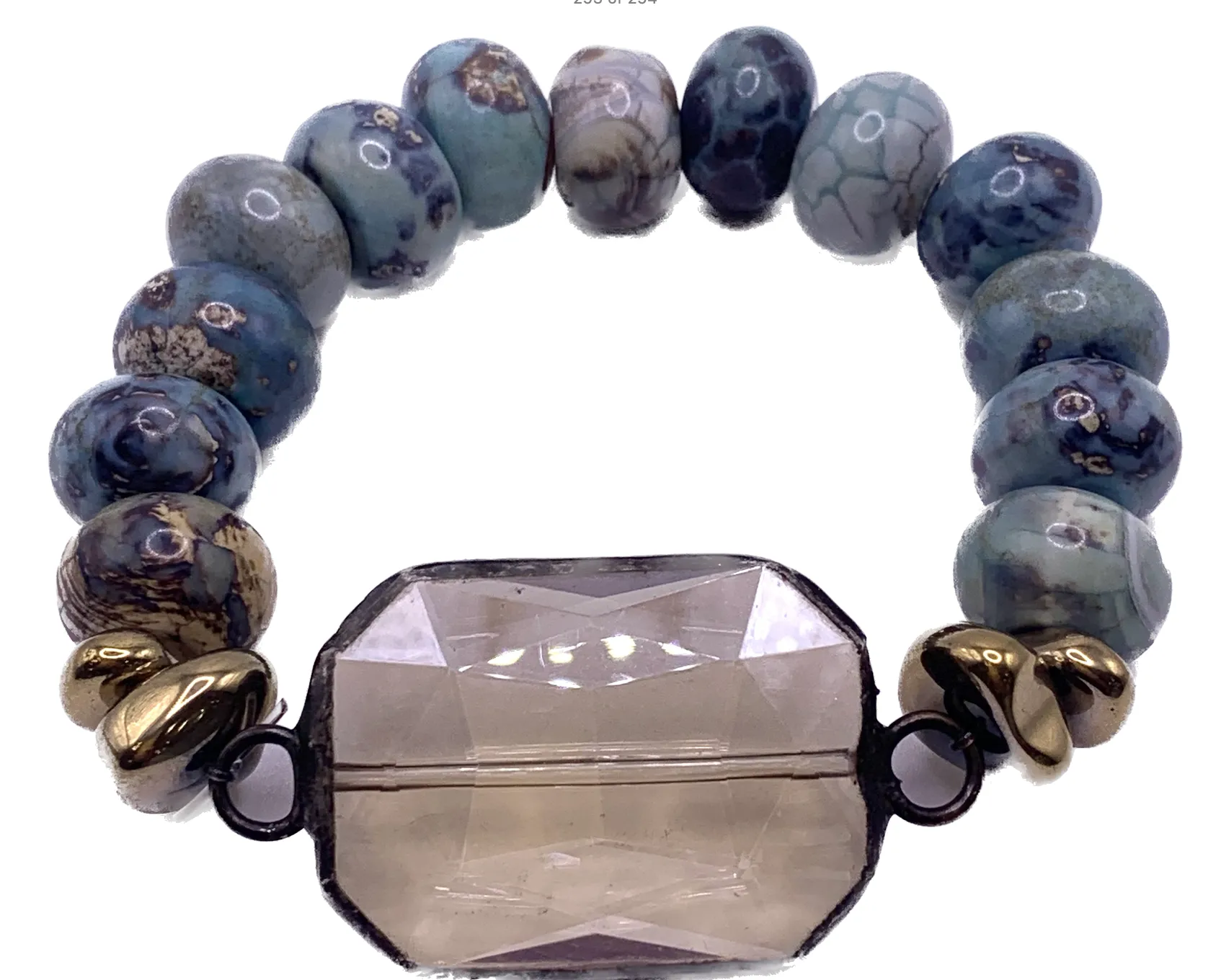 Ocean Jasper Soldered Connector Bracelets