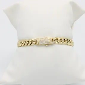 Offer $720.00 Miami Cuban Bracelet Yellow Gold