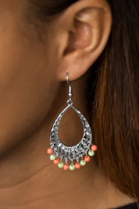 Open Door Jewelry - Casually Cancun - Multi Earrings - Paparazzi Accessories